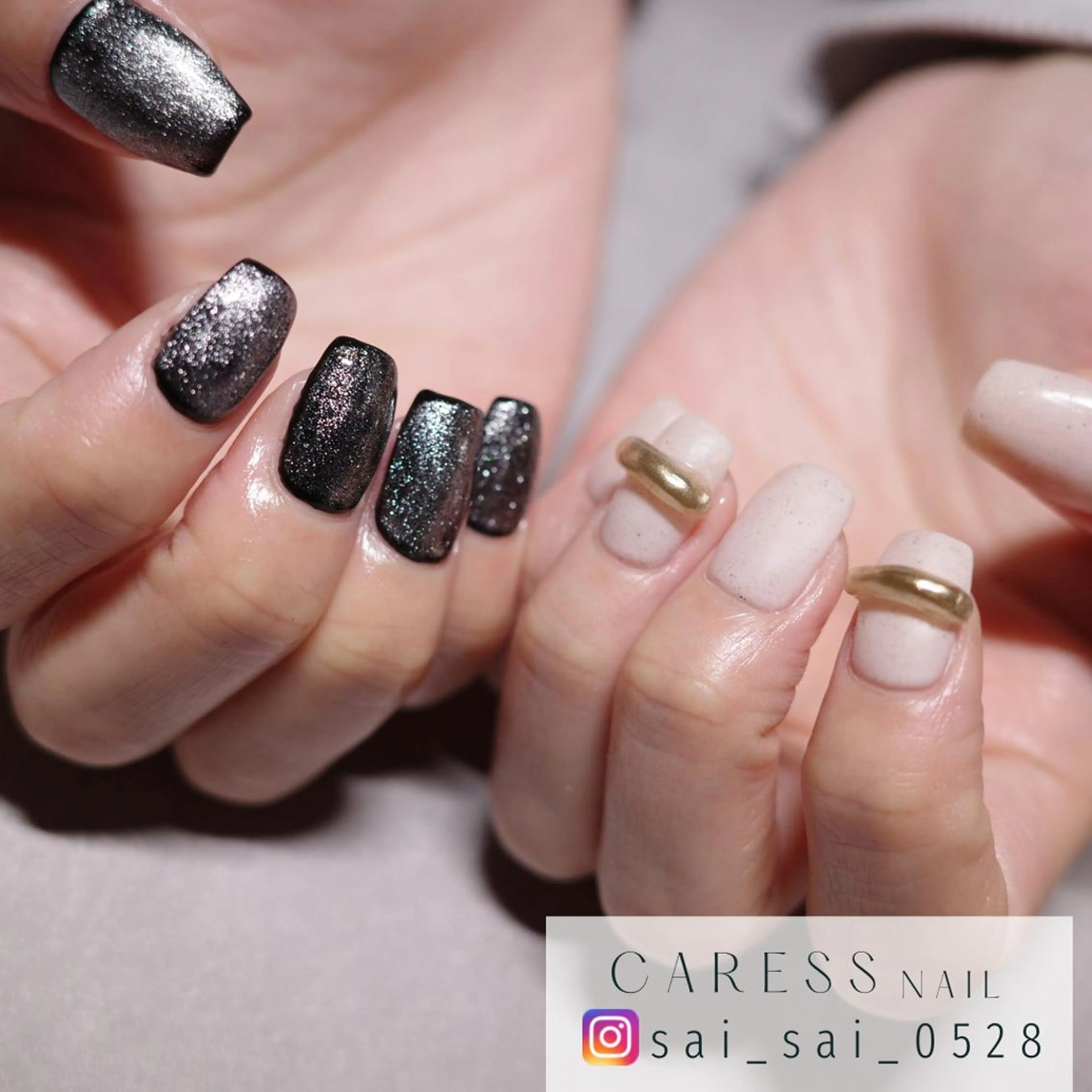 ネイル ハンドネイル caress  nail カレスネイル　代々木上原所属・カレスネイル さいのネイルデザイン