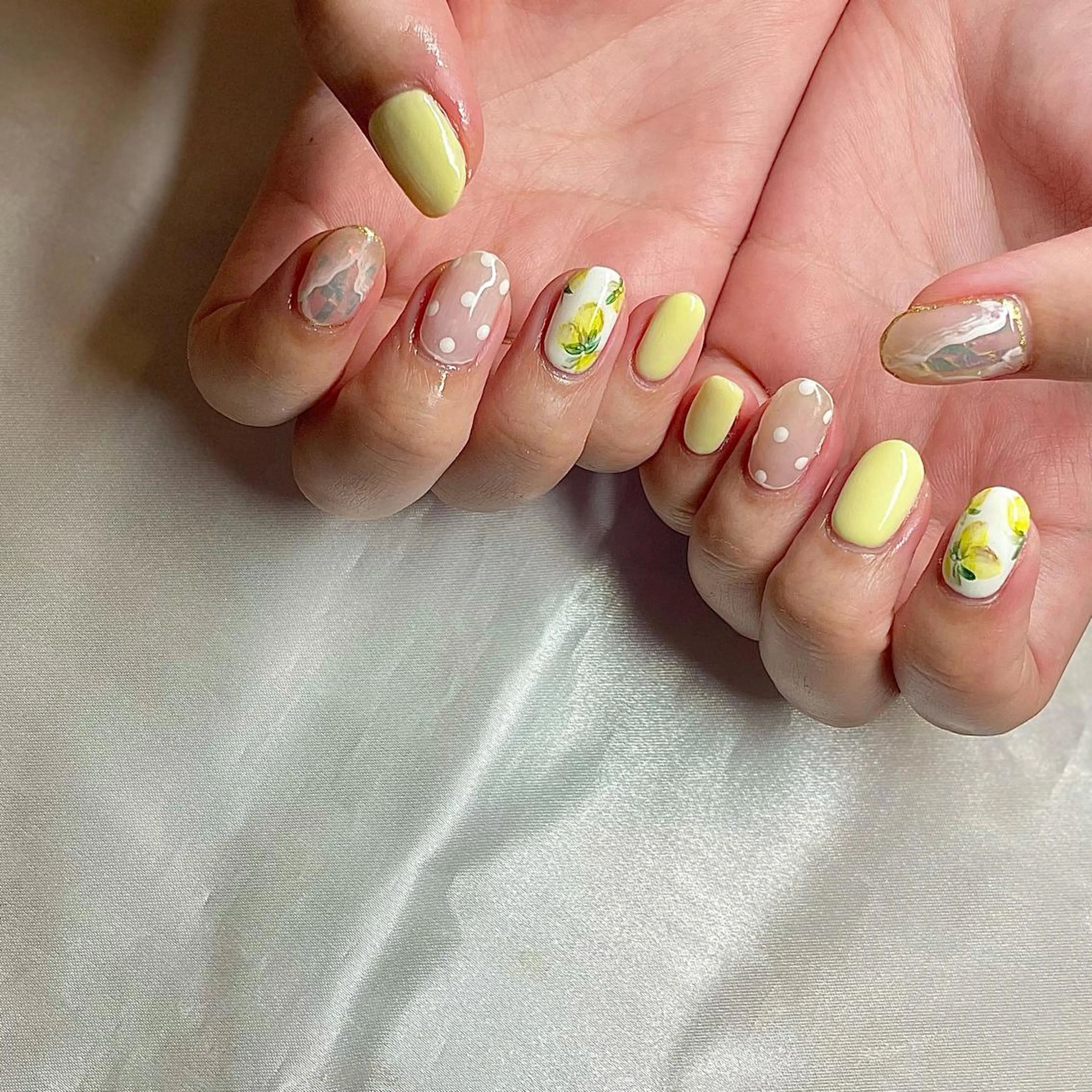 ショート カラー パーマ ヘアアレンジ メンズ キッズ ネイル マツエク・マツパ ドット nail&eye Aoのマツエク・マツパデザイン