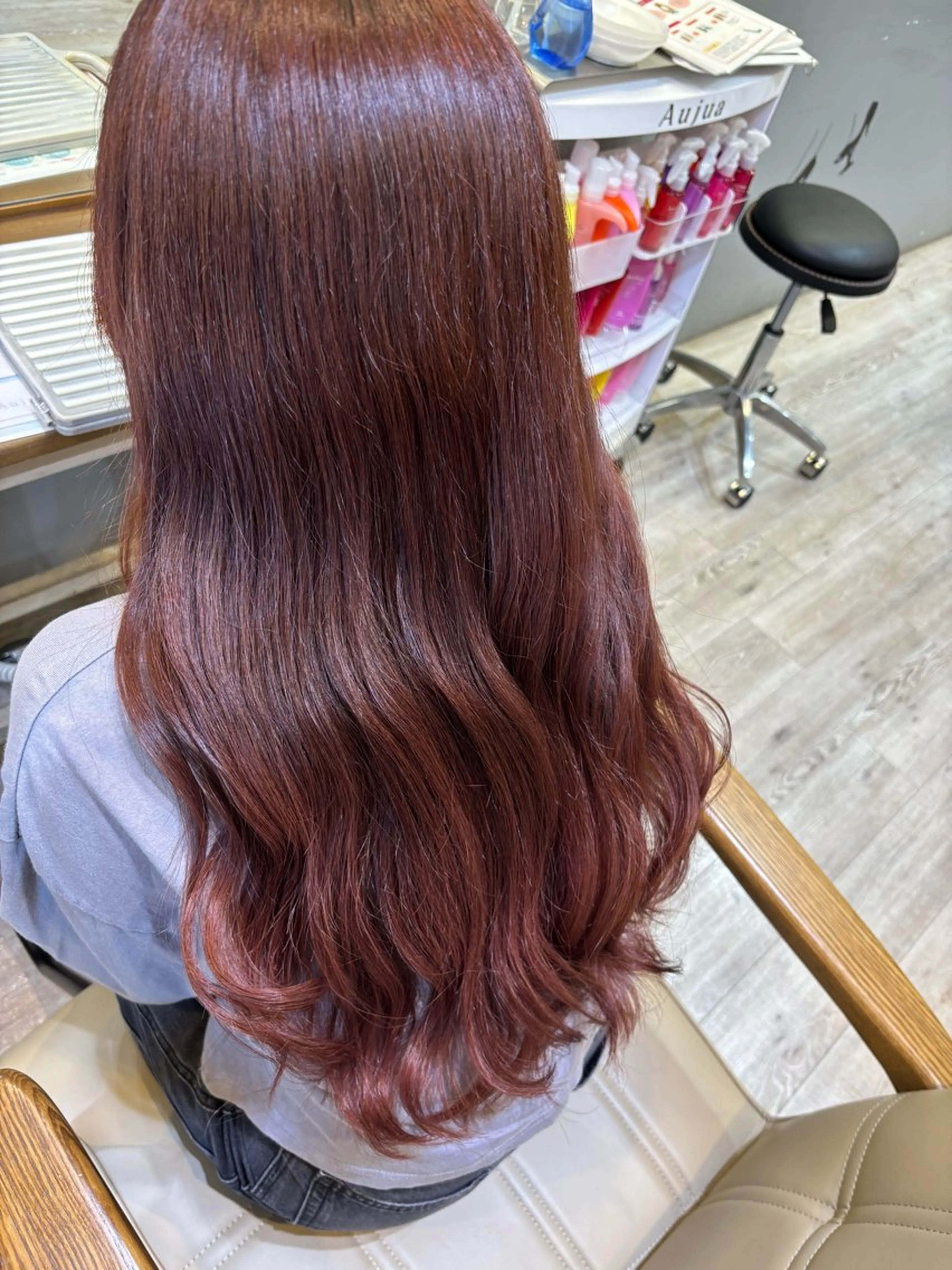 ブリーチなしイルミナダブルカラー🤍❤️の写真