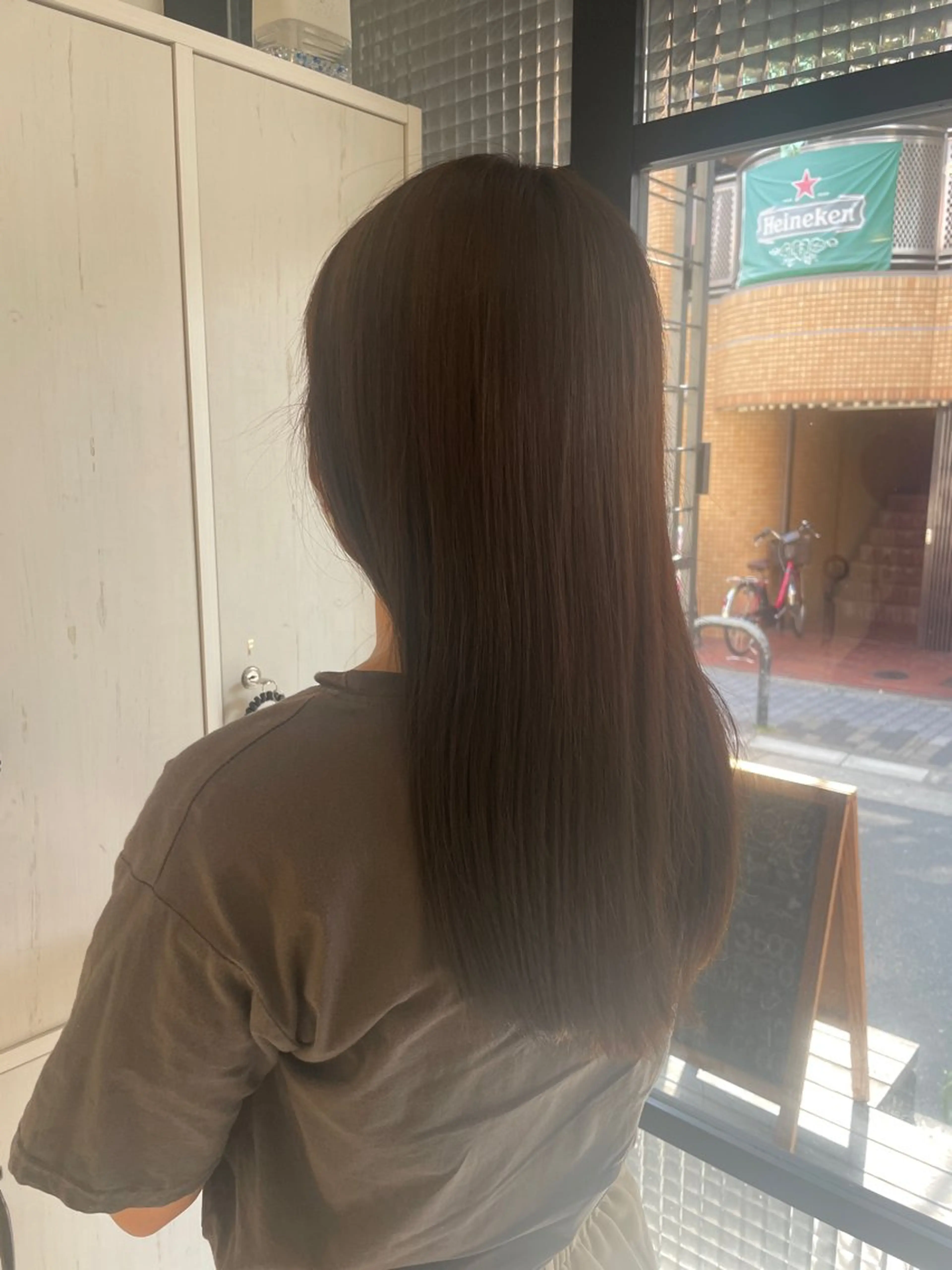 セミロング カット ヘアカラー トリートメント le. pidorgeのヘアスタイル