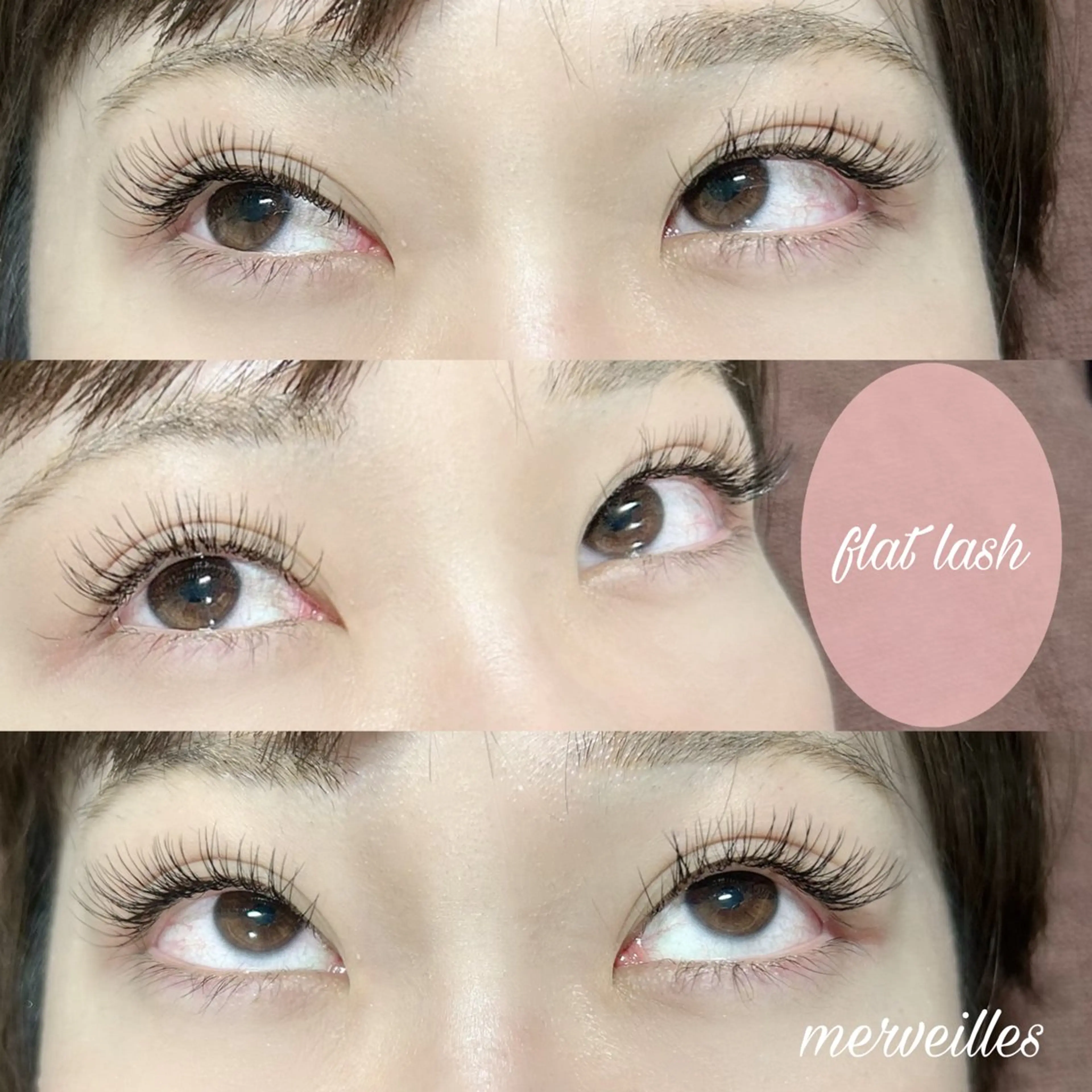 マツエク・マツパ フラットラッシュ マツエク merveilles所属・まつげ/整体/にきび ・アトピー専門サロンのマツエク・マツパデザイン