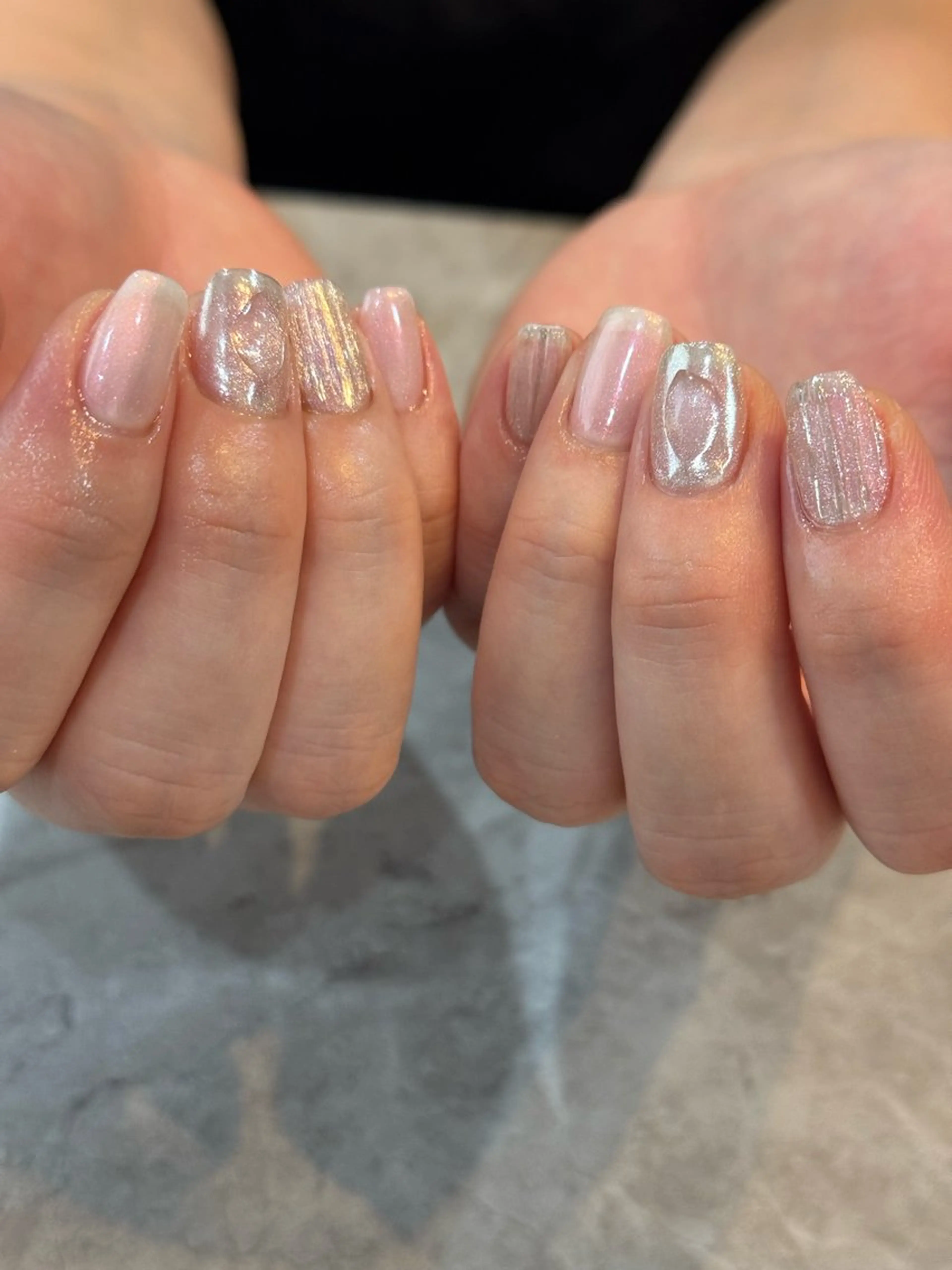 ネイル アートネイル ミラーネイル ハンドネイル Blé nailのネイルデザイン