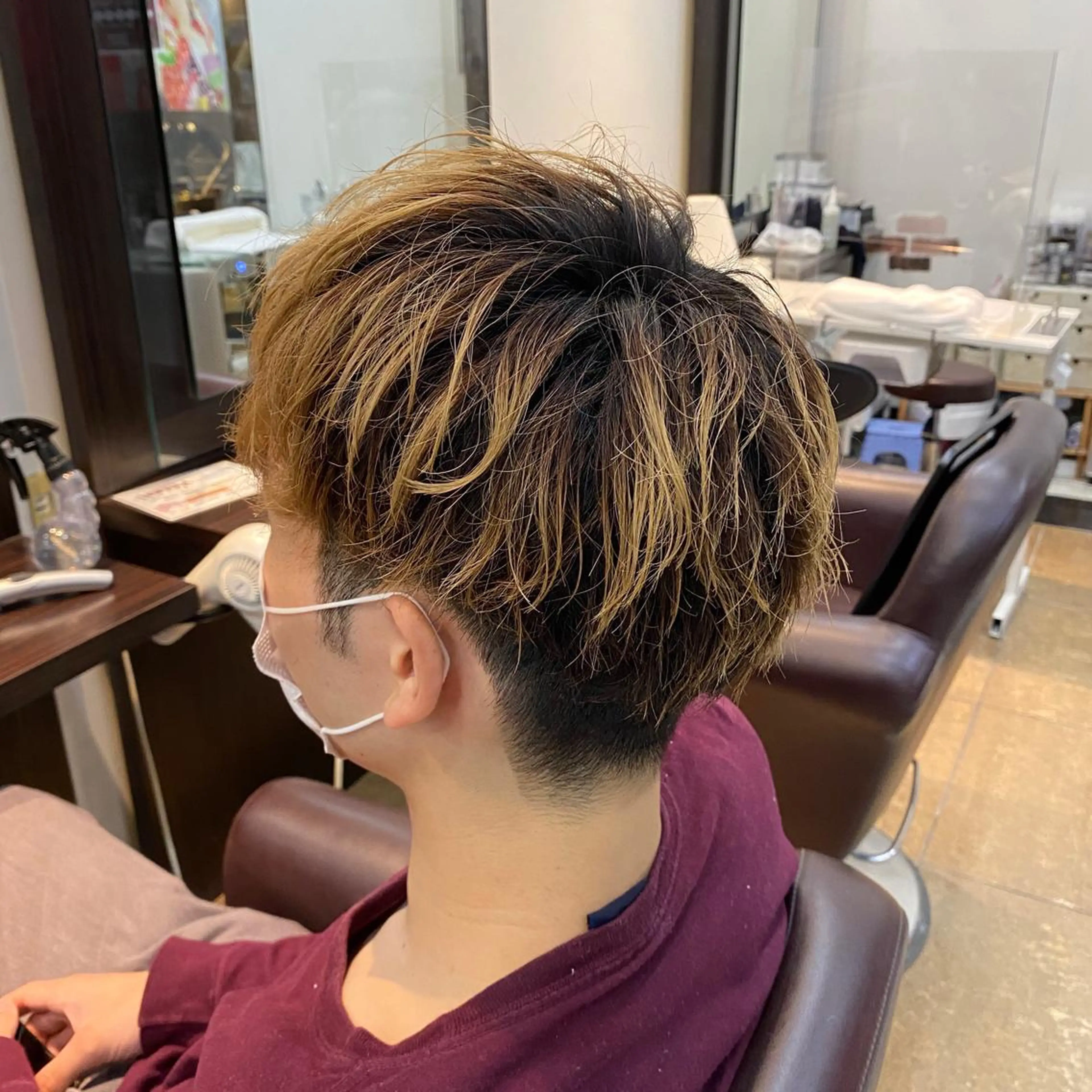 ショート カット 酸スト/フェザー パーマ/三谷海斗のヘアスタイル