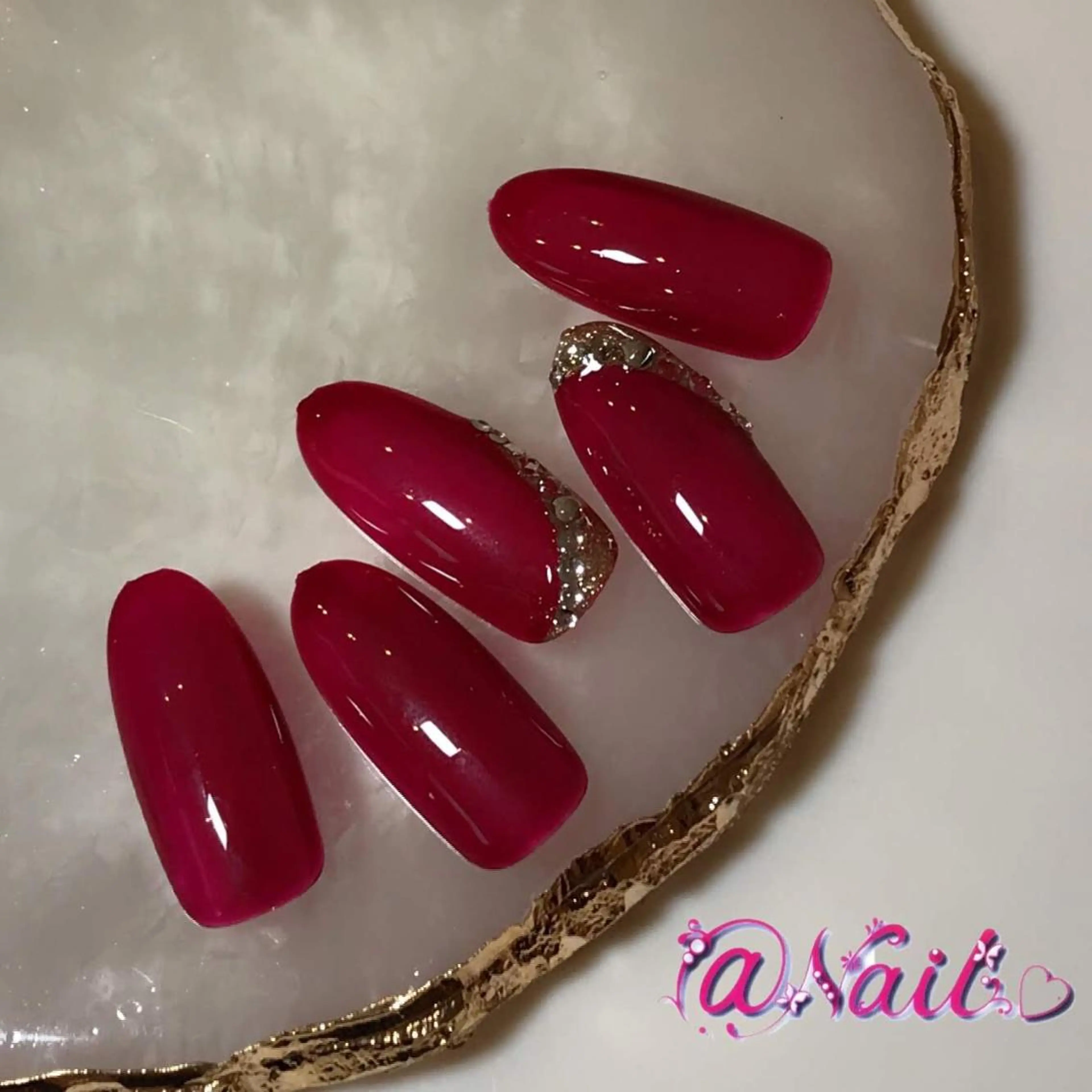 ネイル ネイルチップ 小尾 栞のネイルデザイン