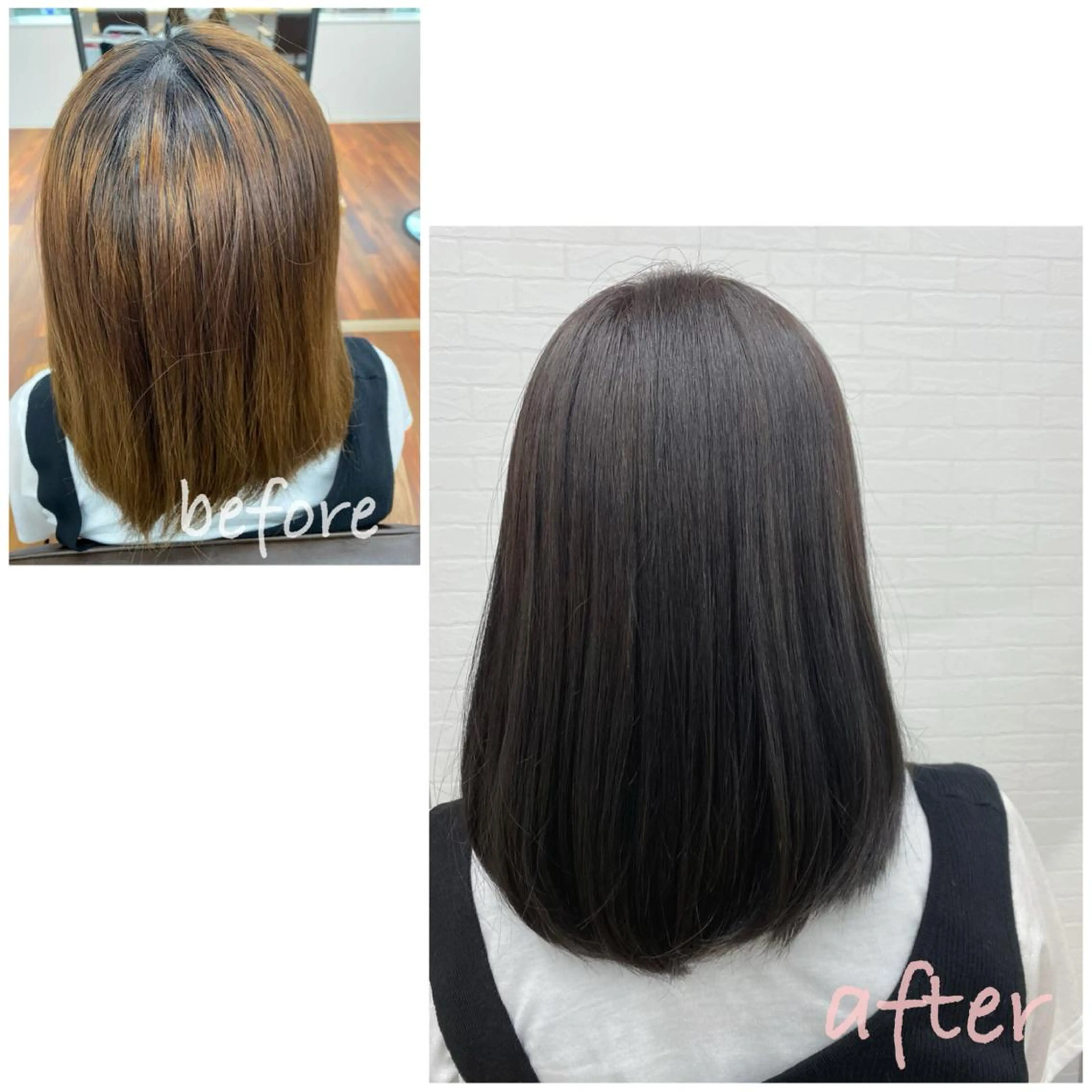 ミディアム カラー 黒髪 ブルーカラー 透明感カラー GRANLUSSO 〜グランルッソ駅前店所属・木口 嘉美のヘアスタイル