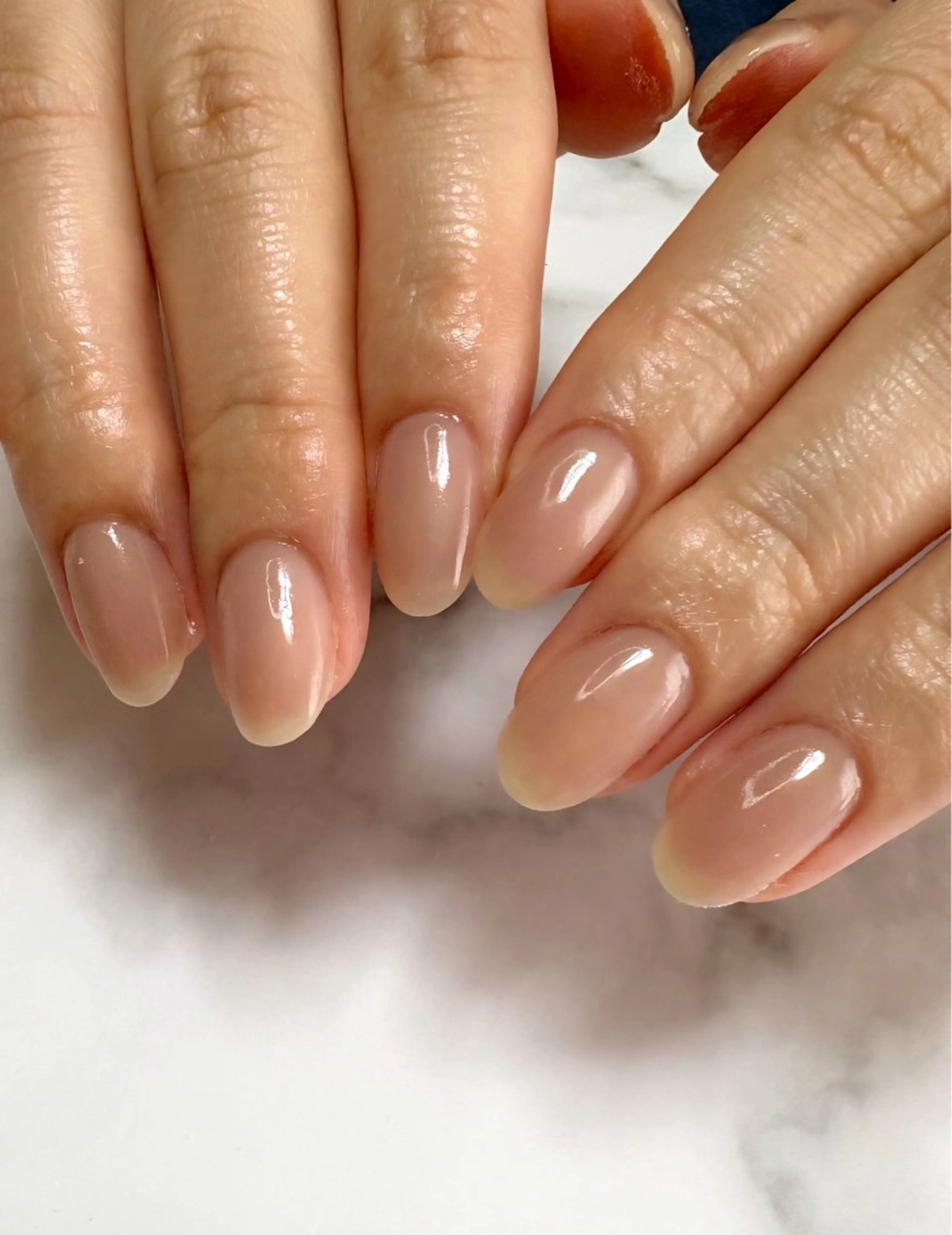 ネイル ワンカラーネイル シンプルネイル ハンドネイル nail salon minthのネイルデザイン