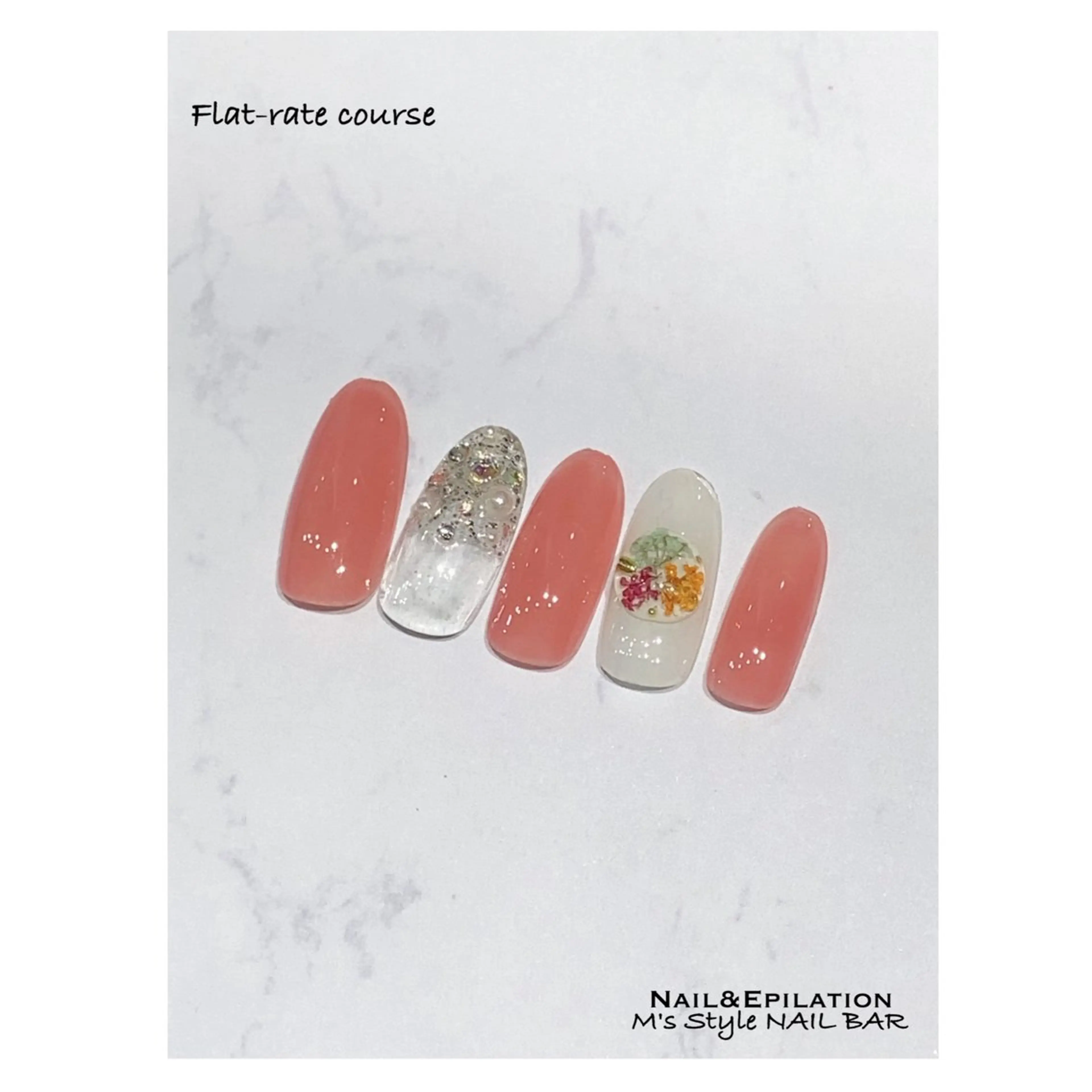 ネイル 成人式 フットネイル フレンチネイル ジェルネイル 韓国ネイル ハンドネイル M's Style NAIL BARのエステ・リラクイメージ