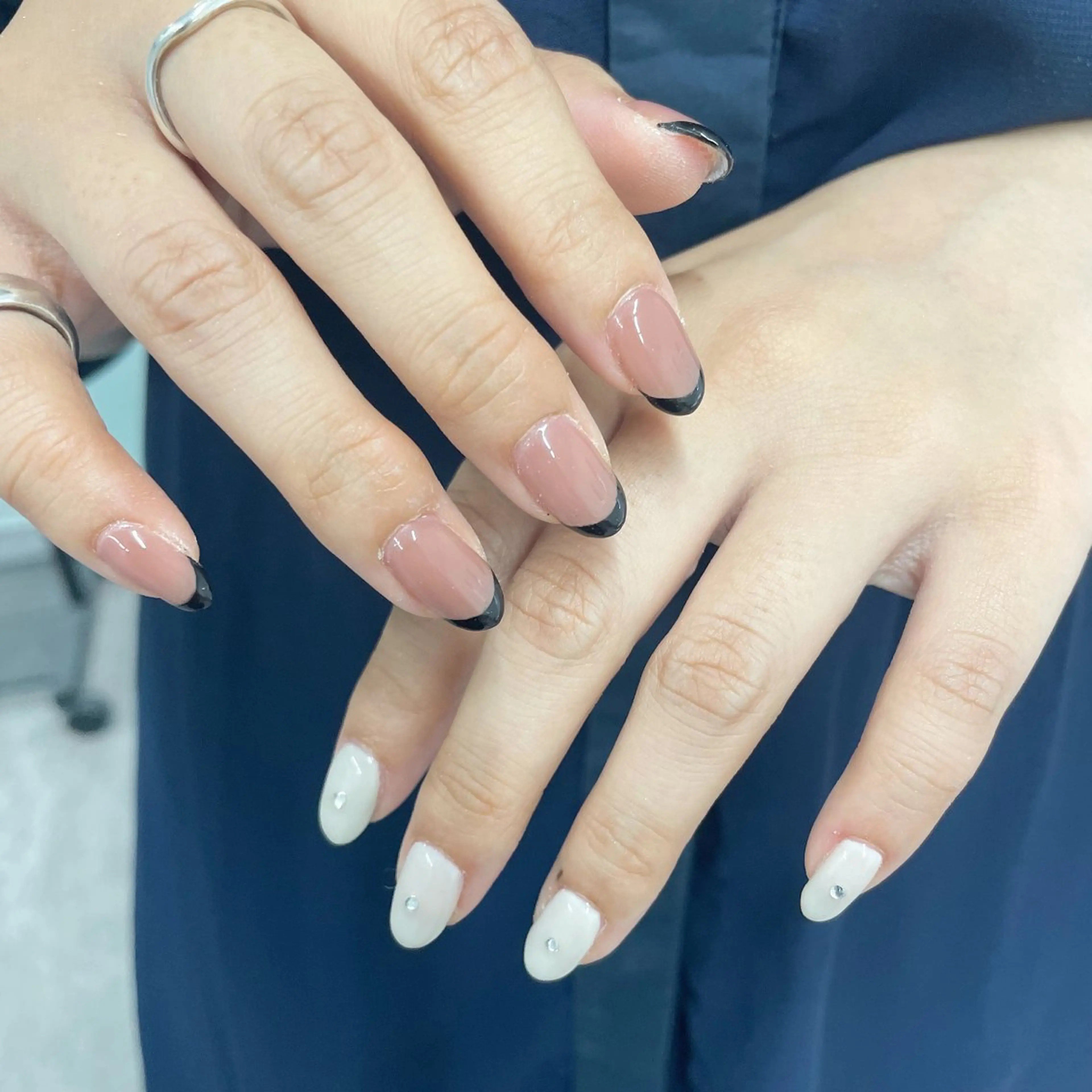 ネイル フレンチネイル シンプルネイル ハンドネイル Bianca川越西口 KITAZAKI🫧のネイルデザイン