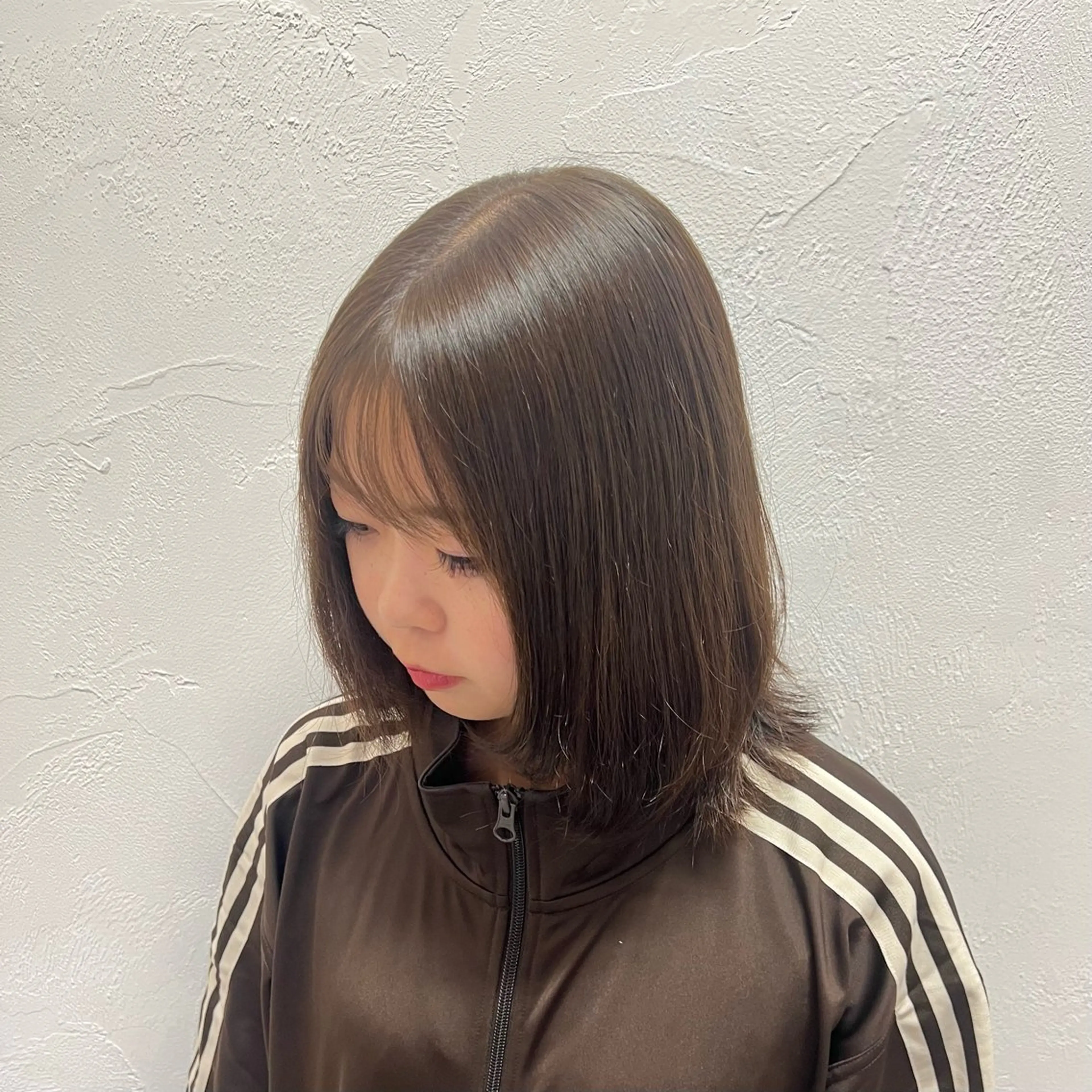 ミディアム ヘアカラー Lomalia もえかのヘアスタイル