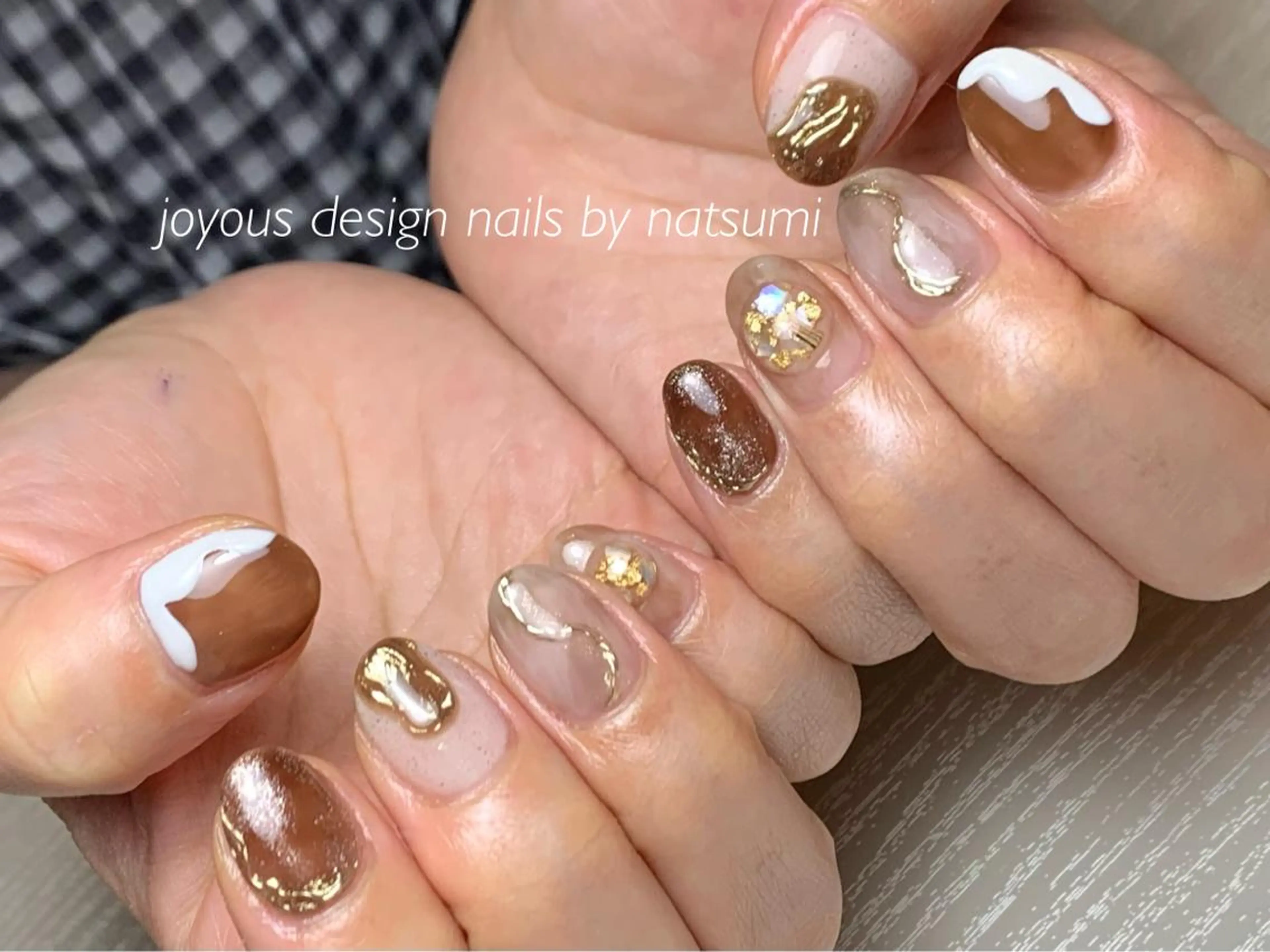 ネイル 持ち込み ハンドネイル jdn natsumiのネイルデザイン