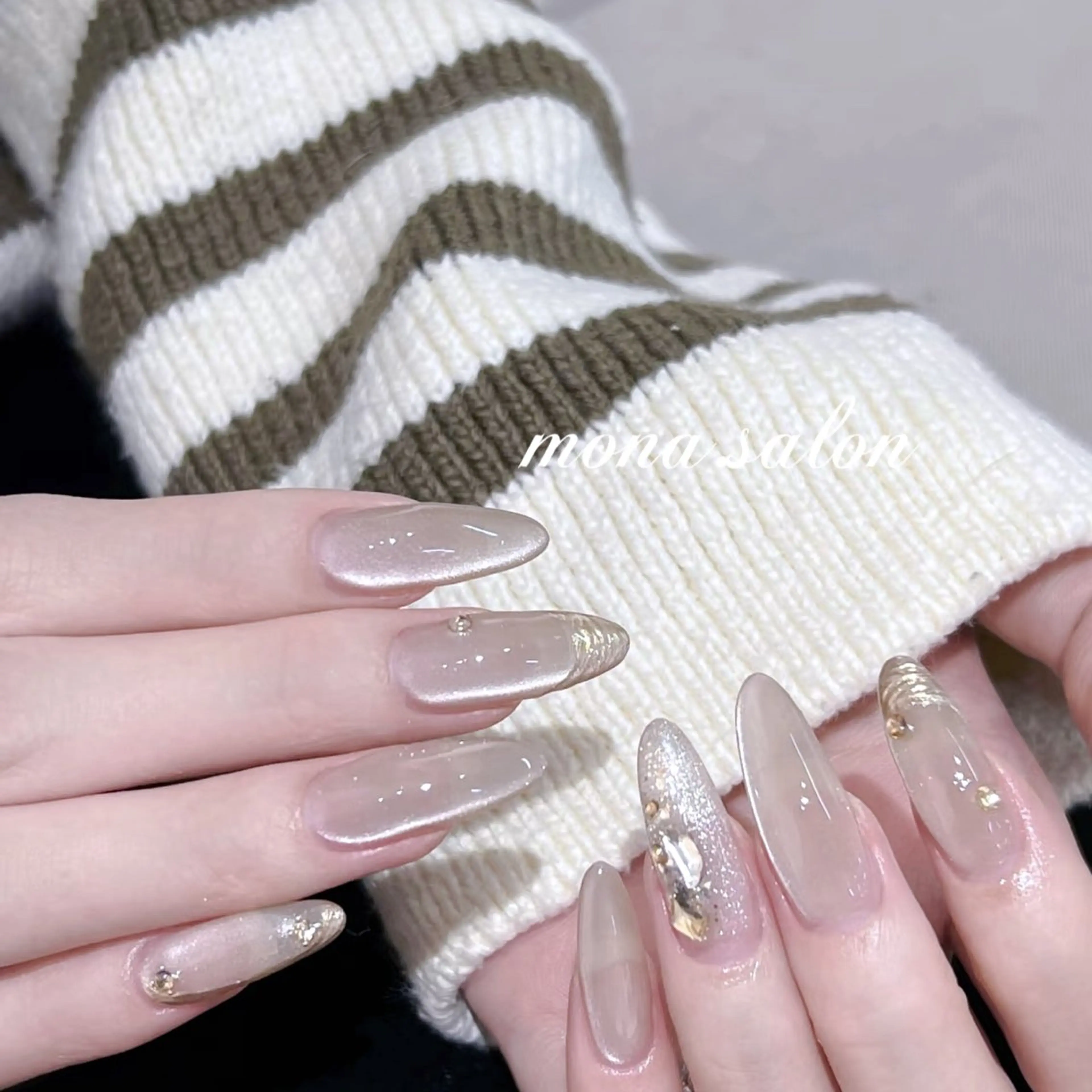 ネイル ハンドネイル Mona【パラジェル ・長さ出し専門店】のネイルデザイン