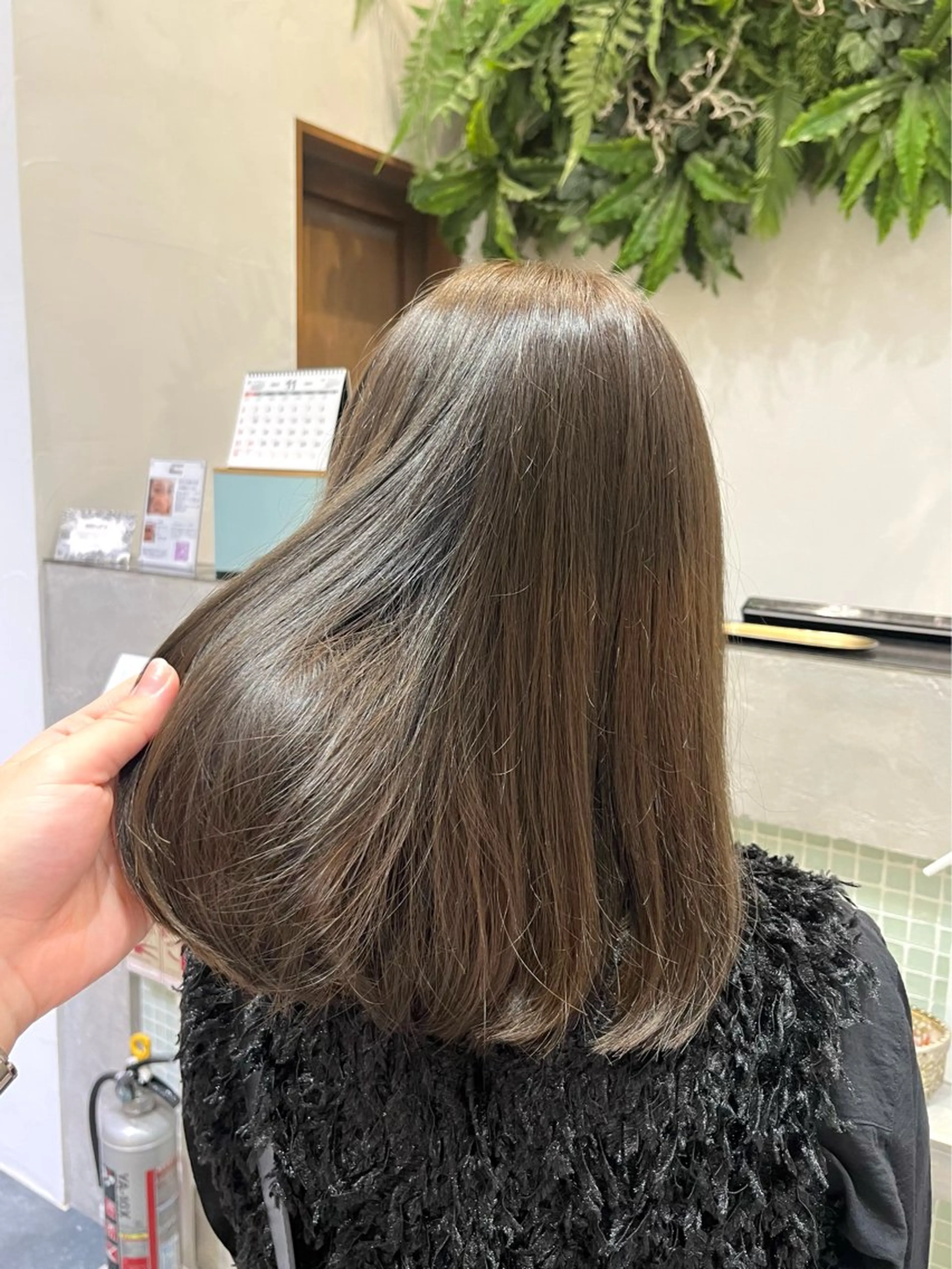 カラー ヘアカラー トリートメント かわいいを+🎀🤍 上品hair/ 星愛のヘアスタイル