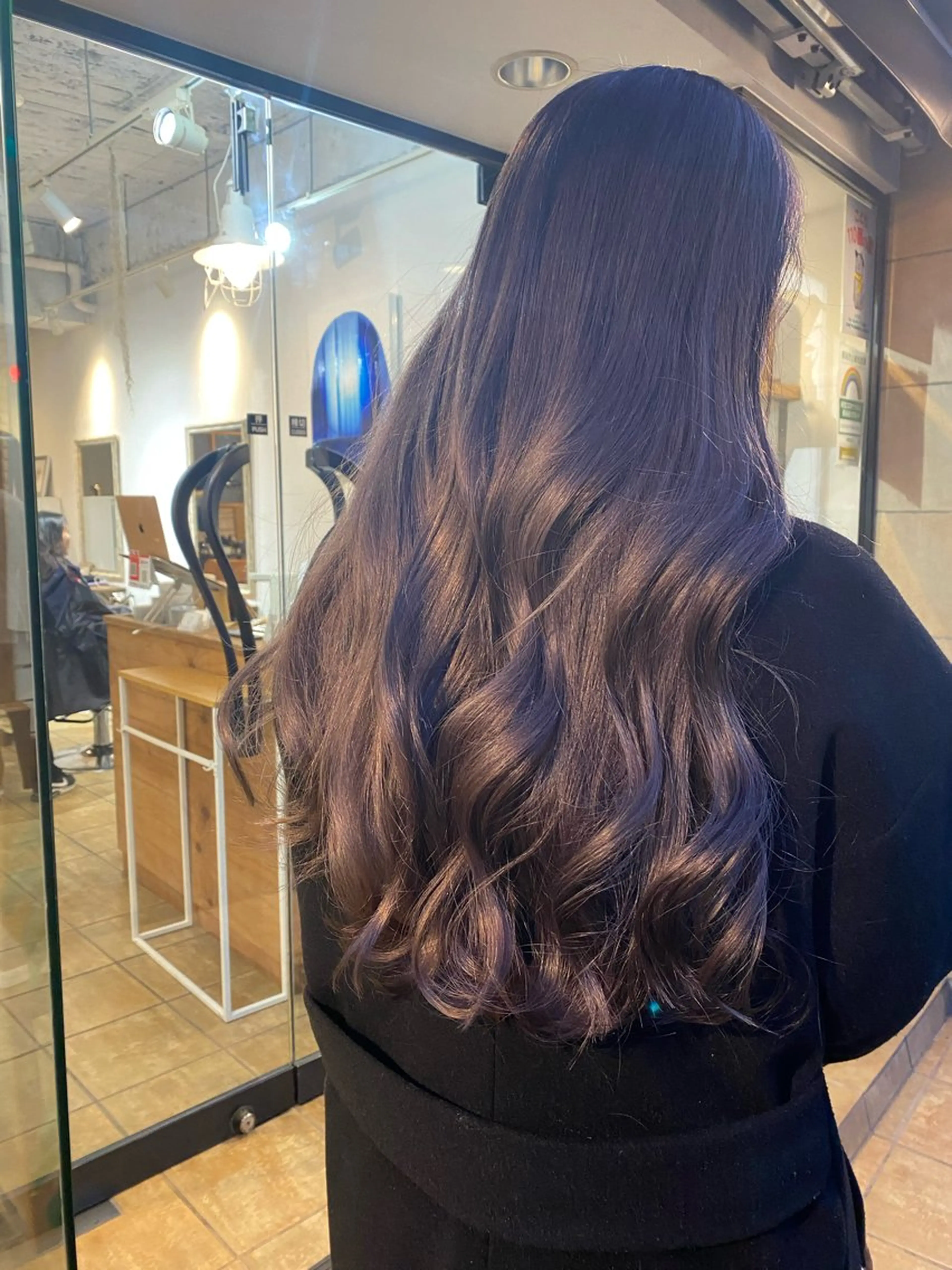 ロング カラー Joule銀座 石山あやのヘアスタイル