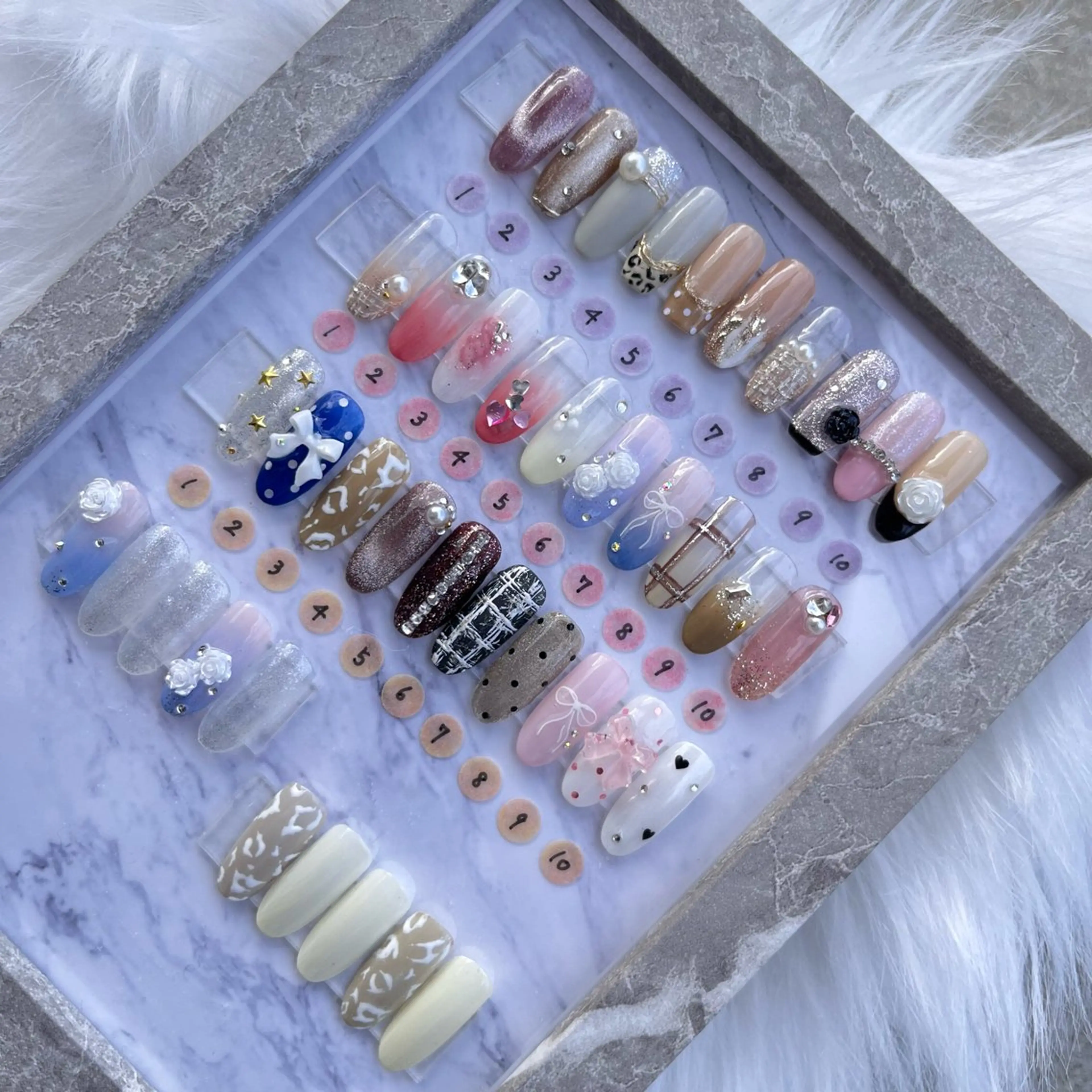 ネイル セプトアカデミー 中村のネイルデザイン