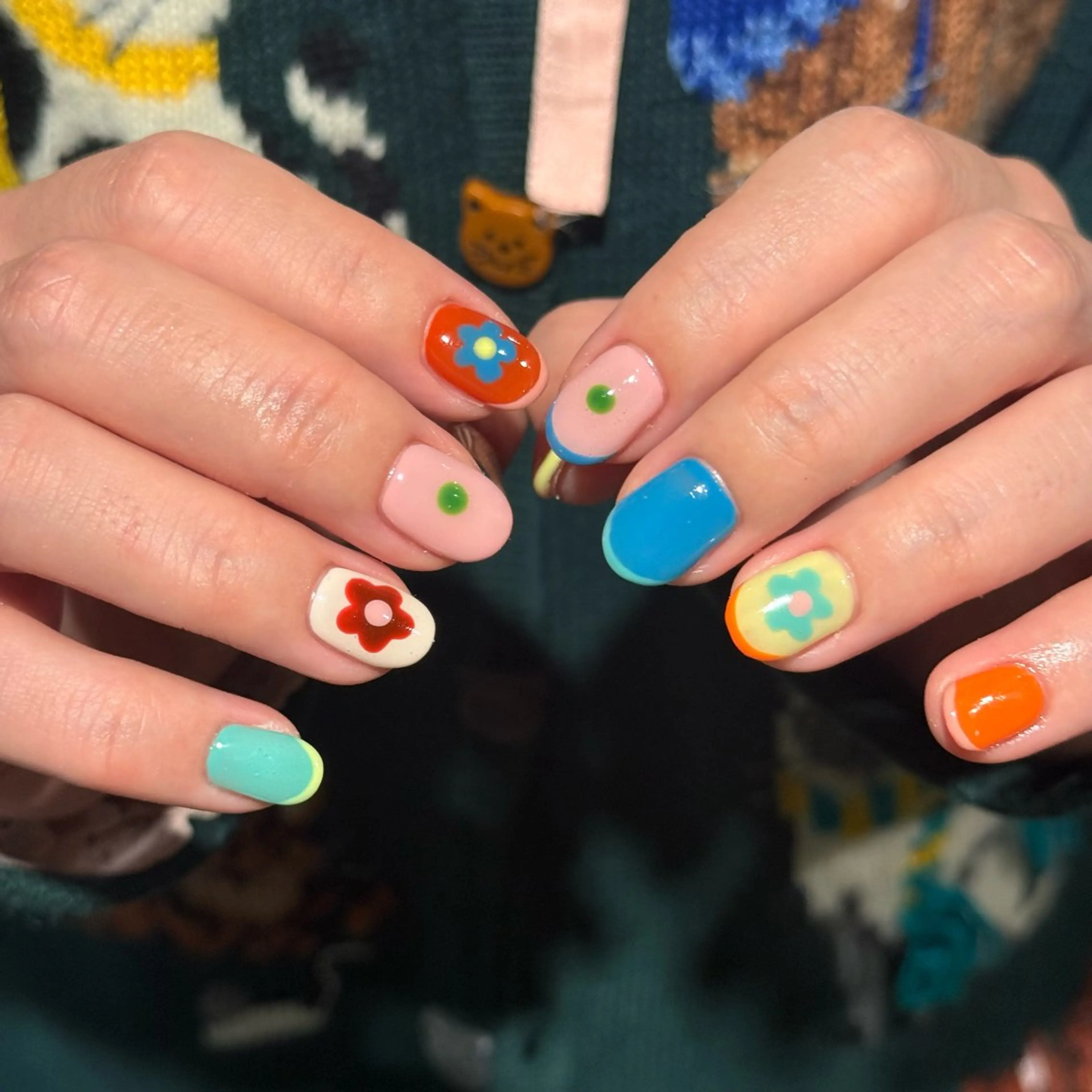 ネイル 春ネイル ハンドネイル JON YUEのネイルデザイン