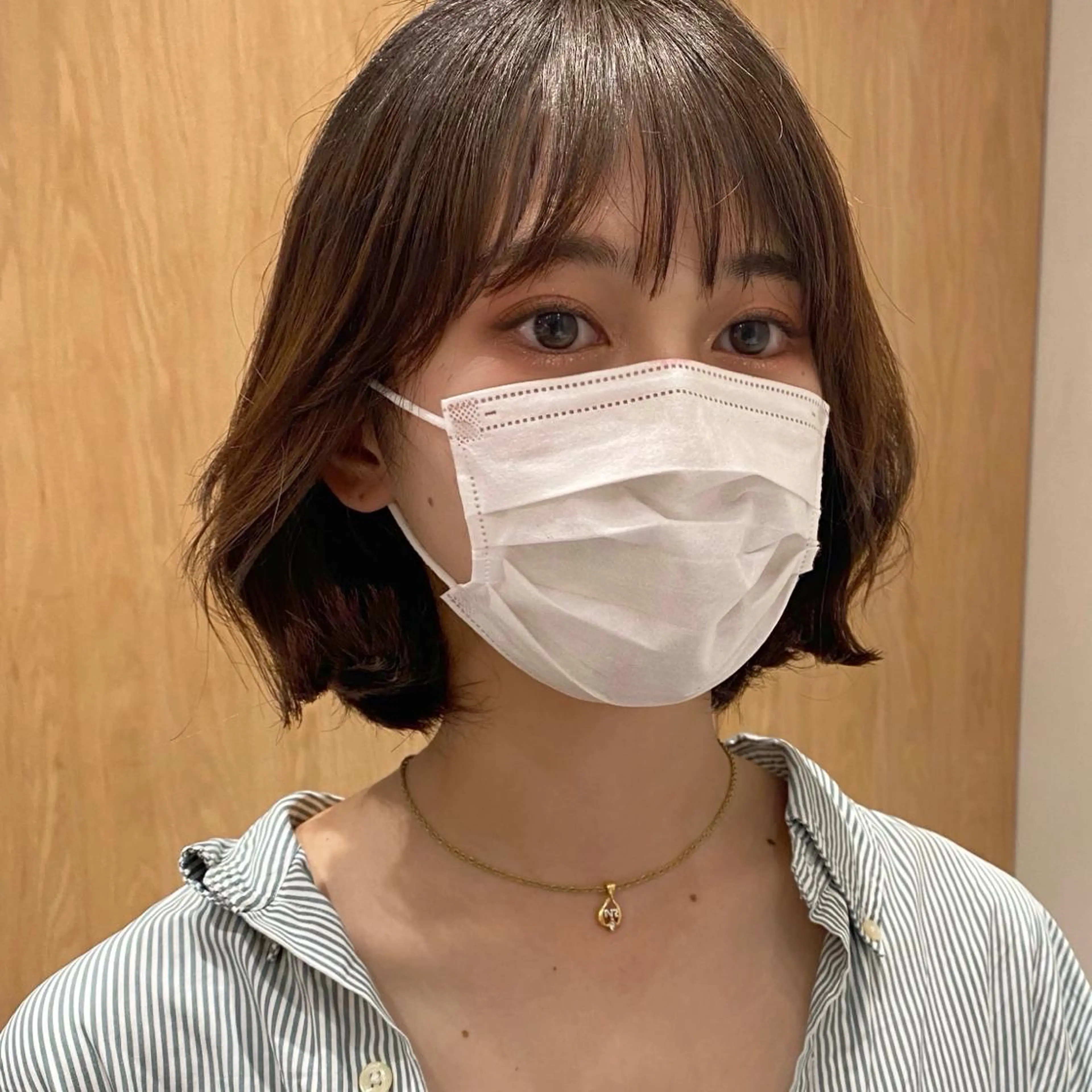 ショート カラー パーマ 小野寺瑞希 /最小顔カットのヘアスタイル