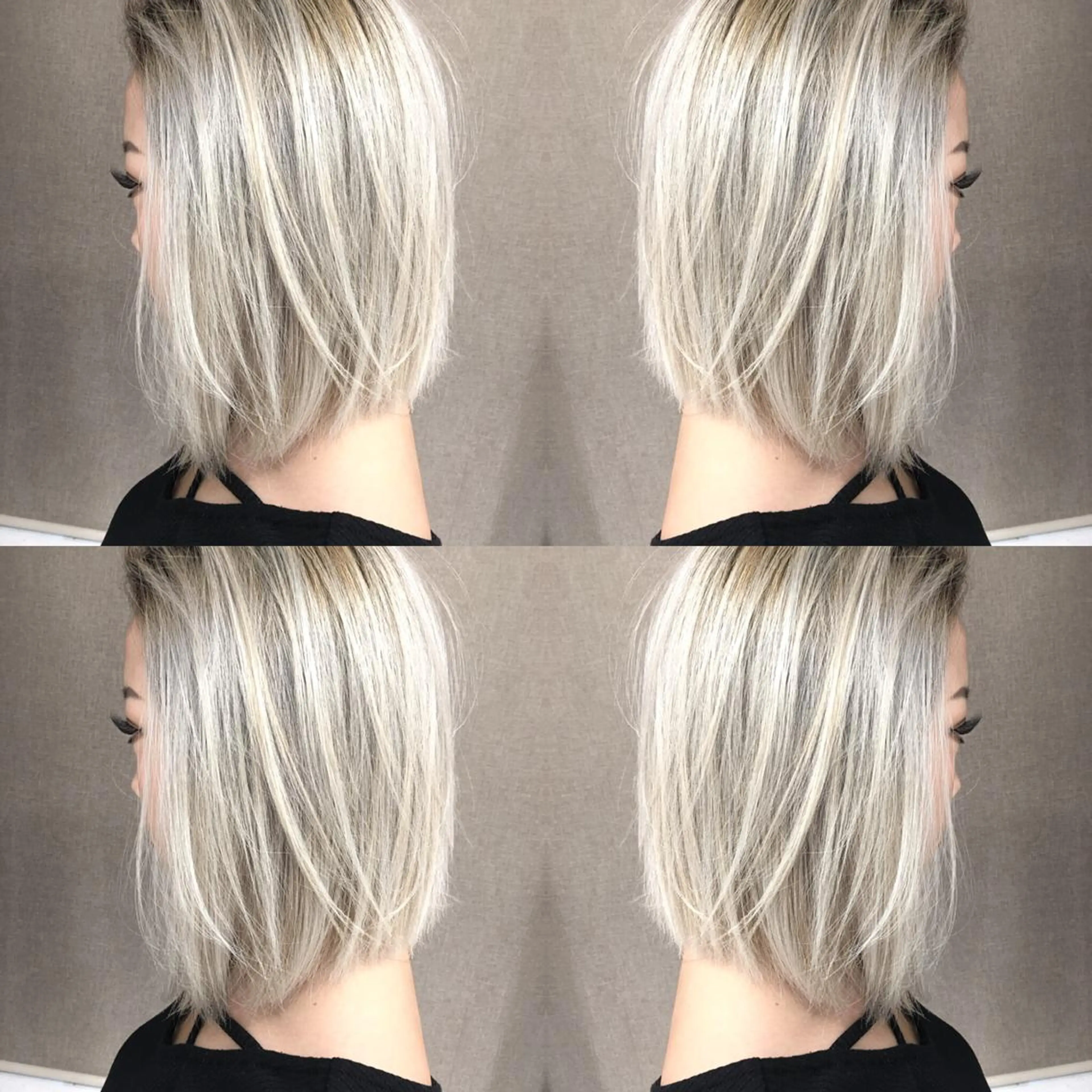 ショート カラー シルバー ヘアカラー トリートメント 井上 一平のヘアスタイル