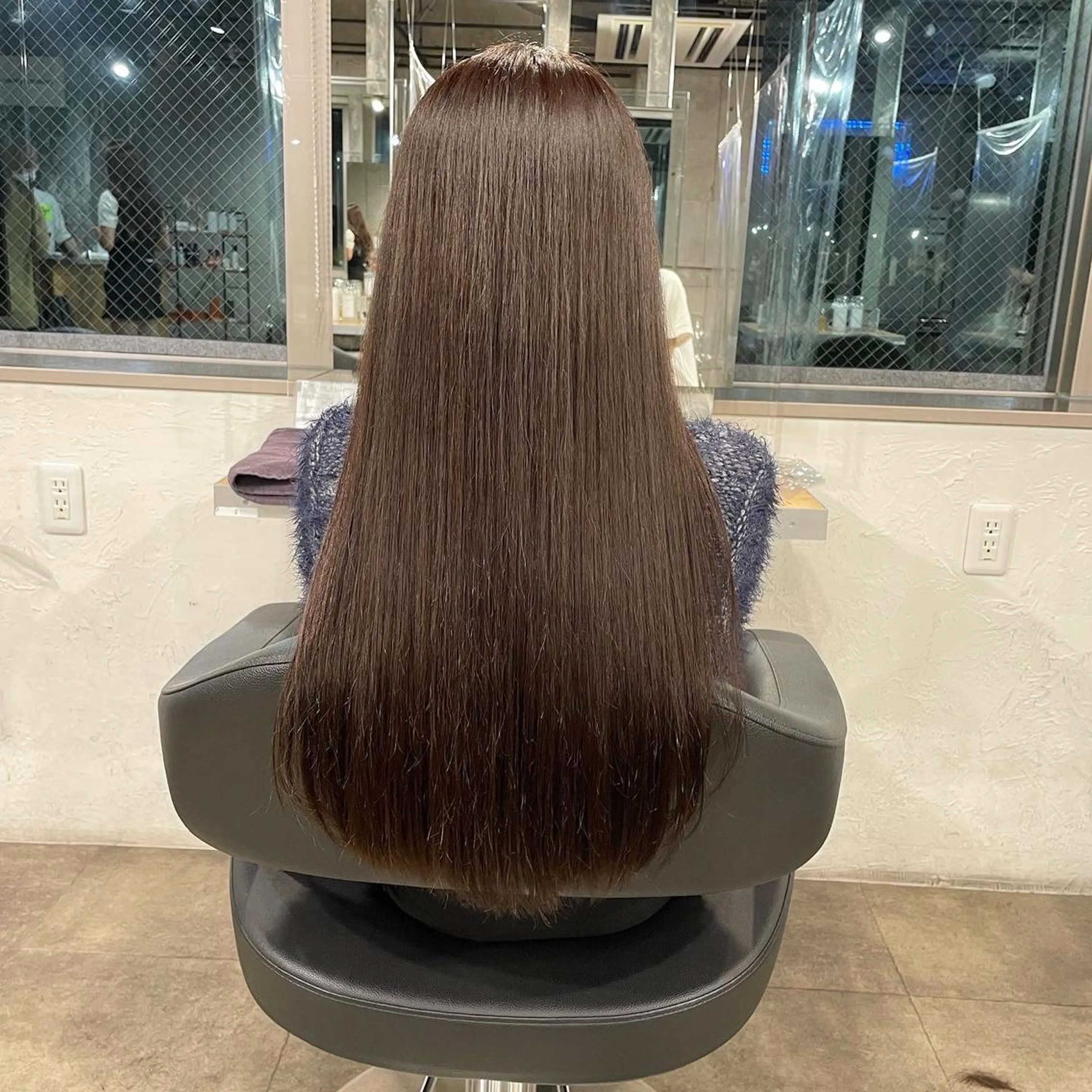 ロング カラー カット ヘアカラー トリートメント ヘッドスパ ヘアセット ベージュカラー💖 やすひろのヘアスタイル