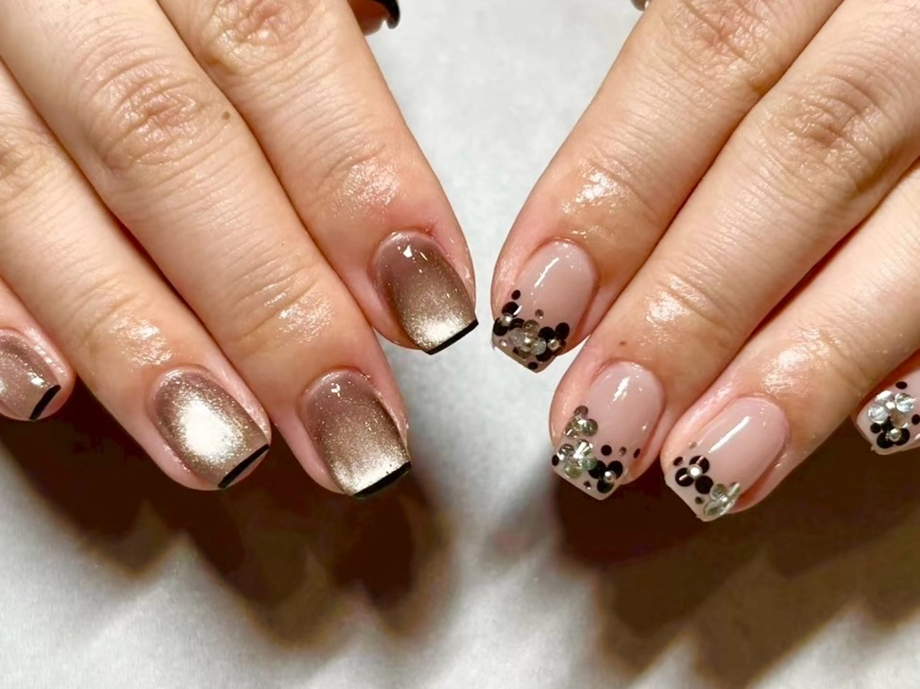 ネイル マグネットネイル Ayano ♡のネイルデザイン