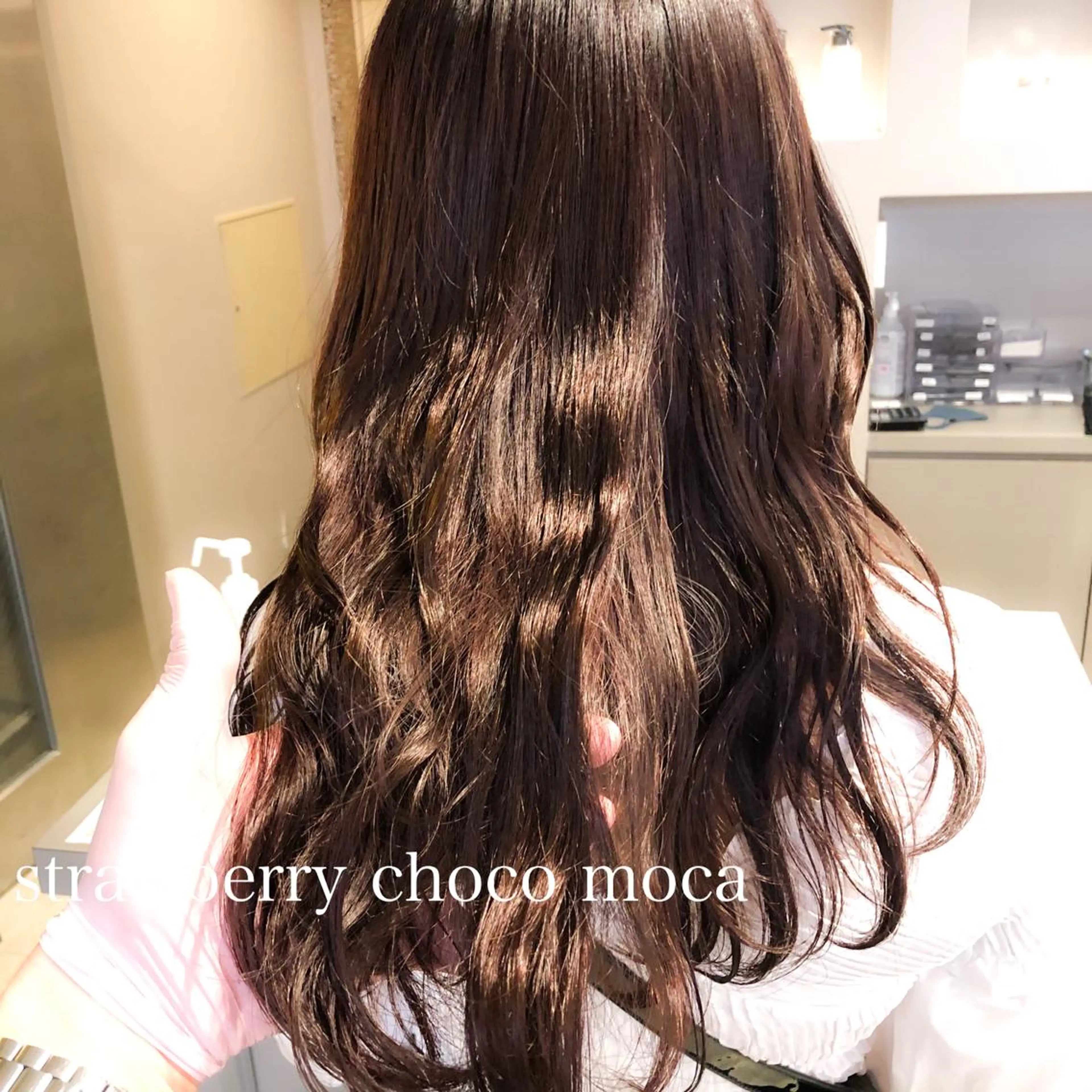 ロング カラー カット ヘアカラー 🌈ハイトーン×暗髪 🦄TAKUMI🦄のヘアスタイル