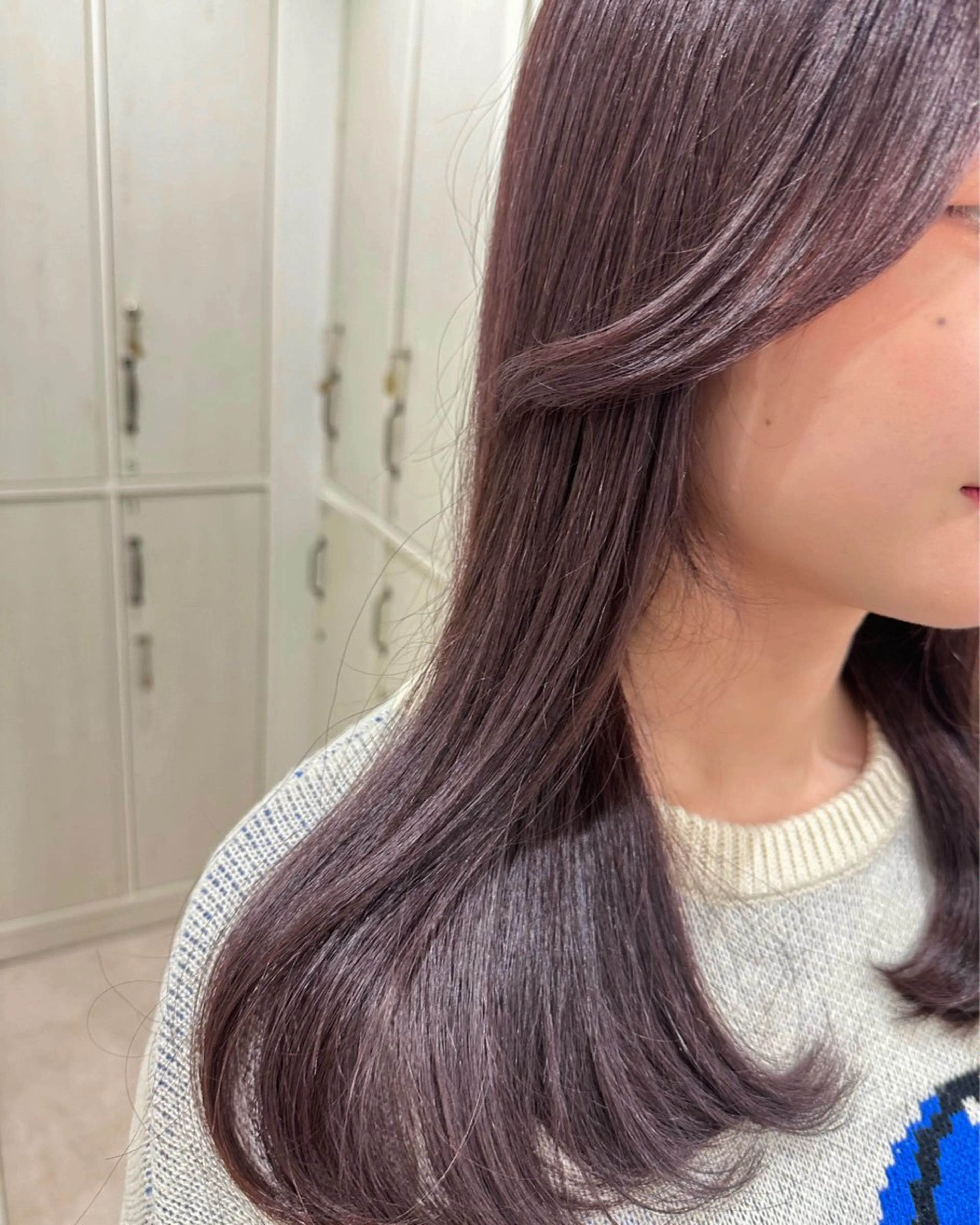 ミディアム カラー 🪐レイヤー/美髪 カラー/加野彩果🪐のヘアスタイル