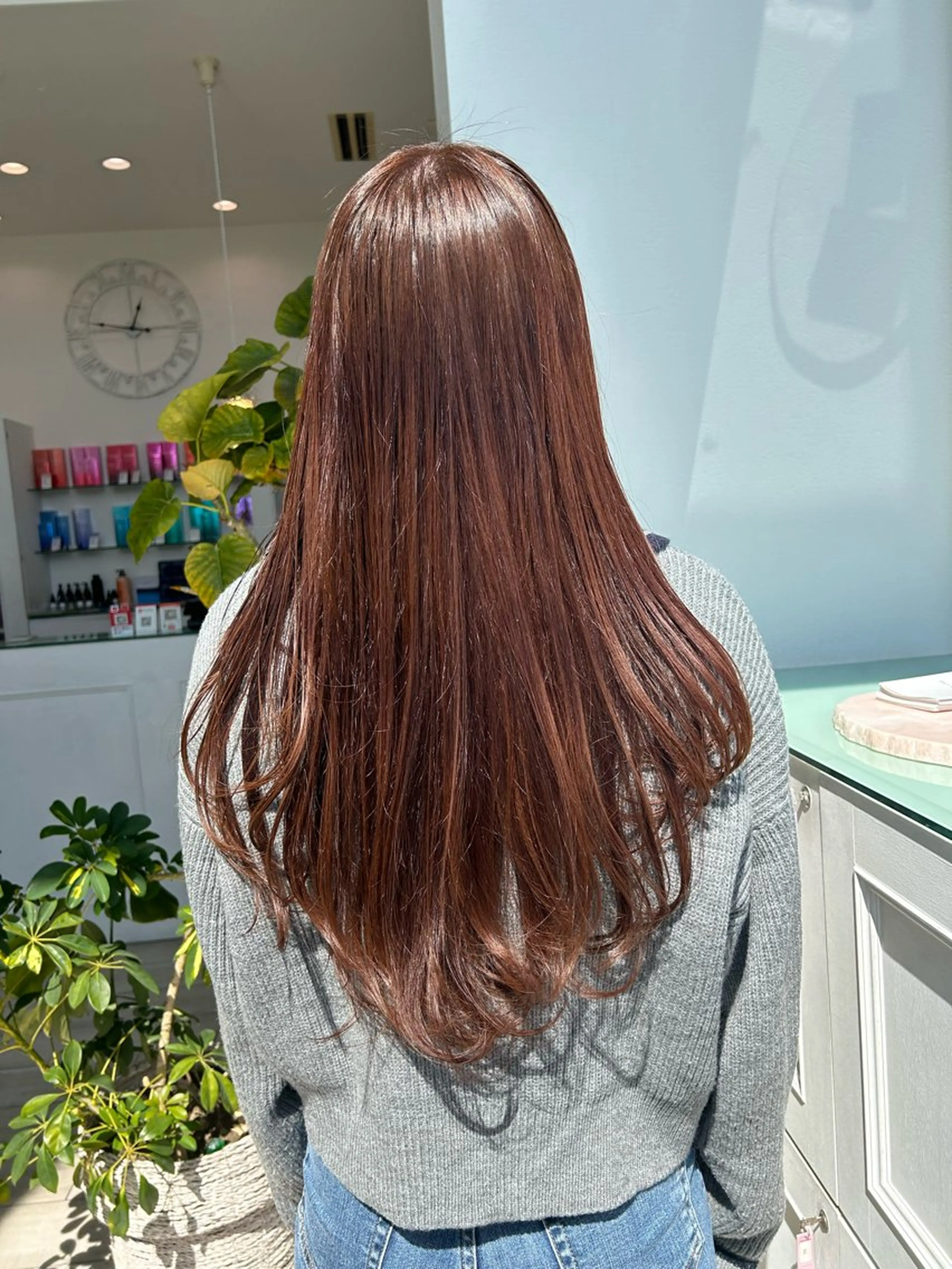 ロング カラー レイヤーカット 中島 利汰衣のヘアスタイル