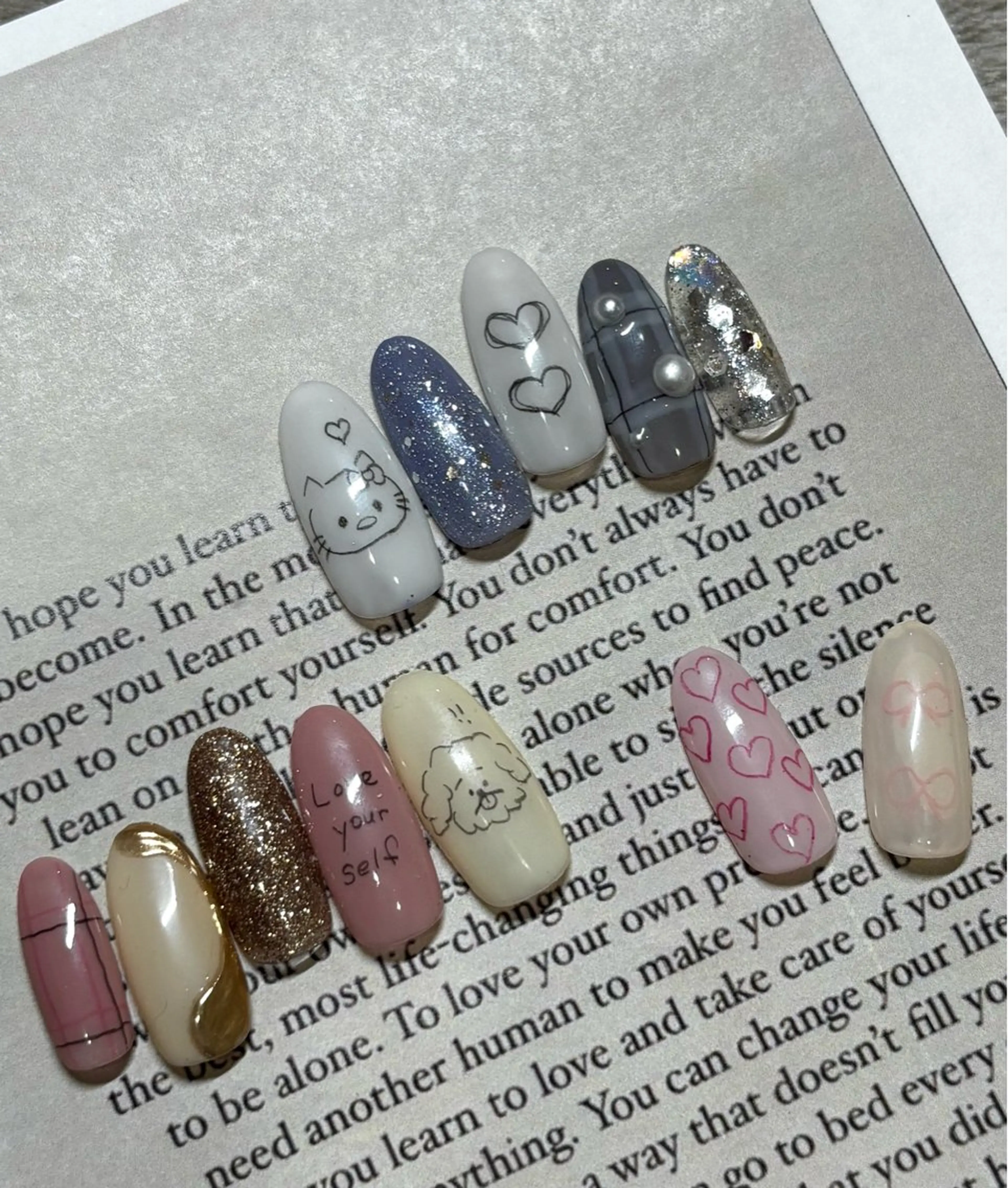 他店ソフトジェルオフ無料❗️色鉛筆アートコース✏️の写真