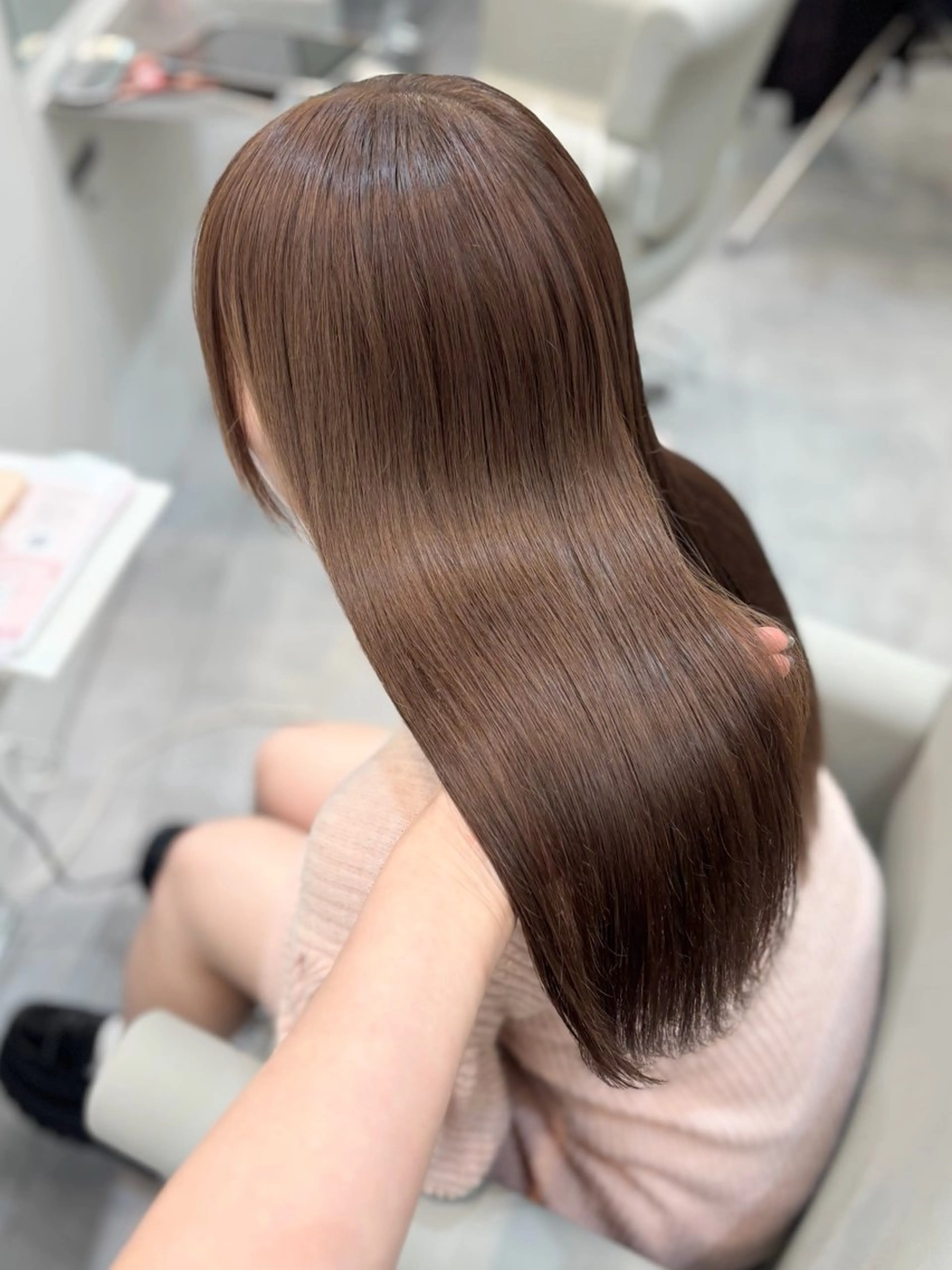 🪽💓最高級ヘアケア💓🪽【艶カラー+髪質診断systemトリートメント⚡️】の写真