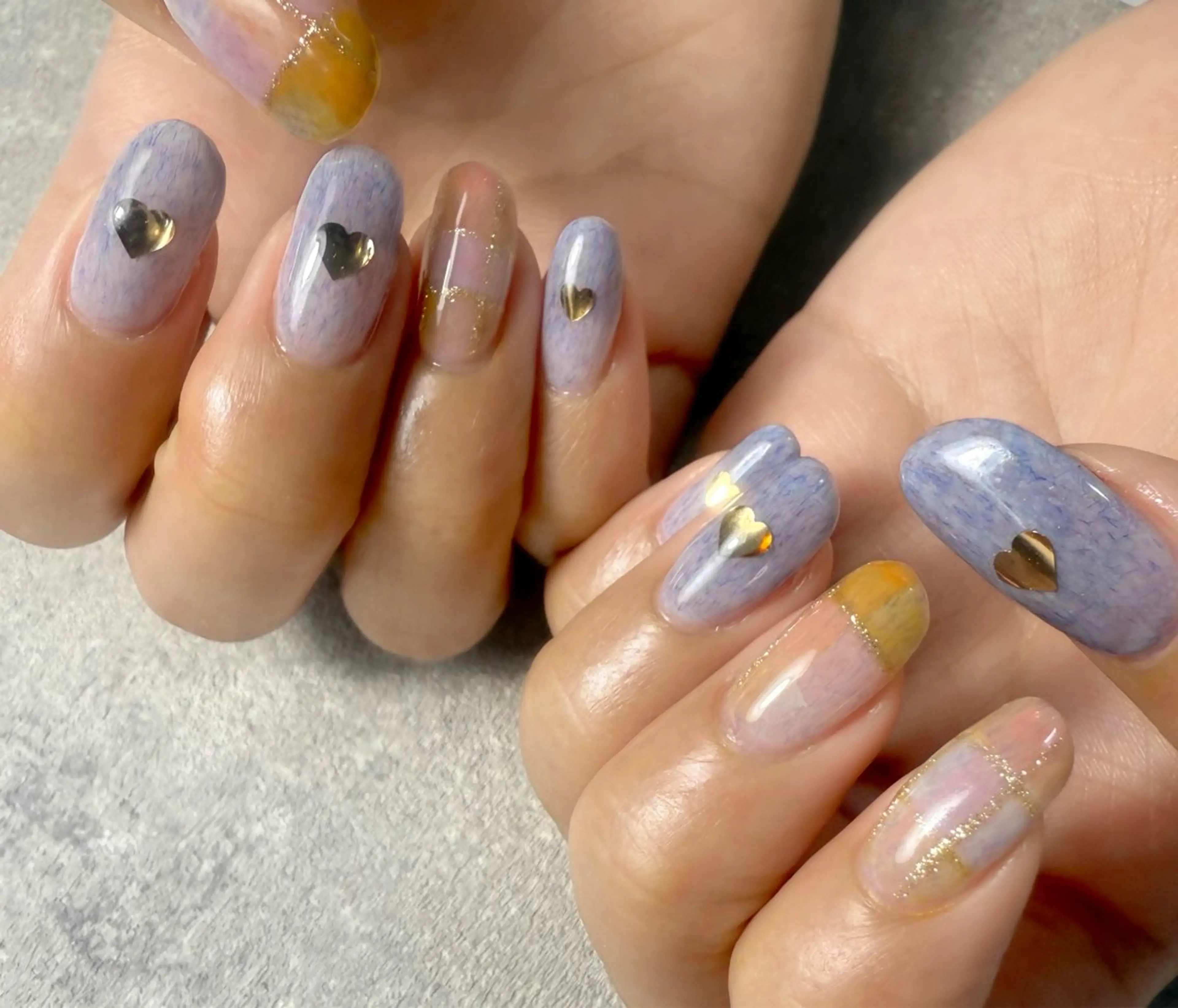 ネイル ハート バレンタイン 北小岩ネイリスト吉田 由圭のネイルデザイン