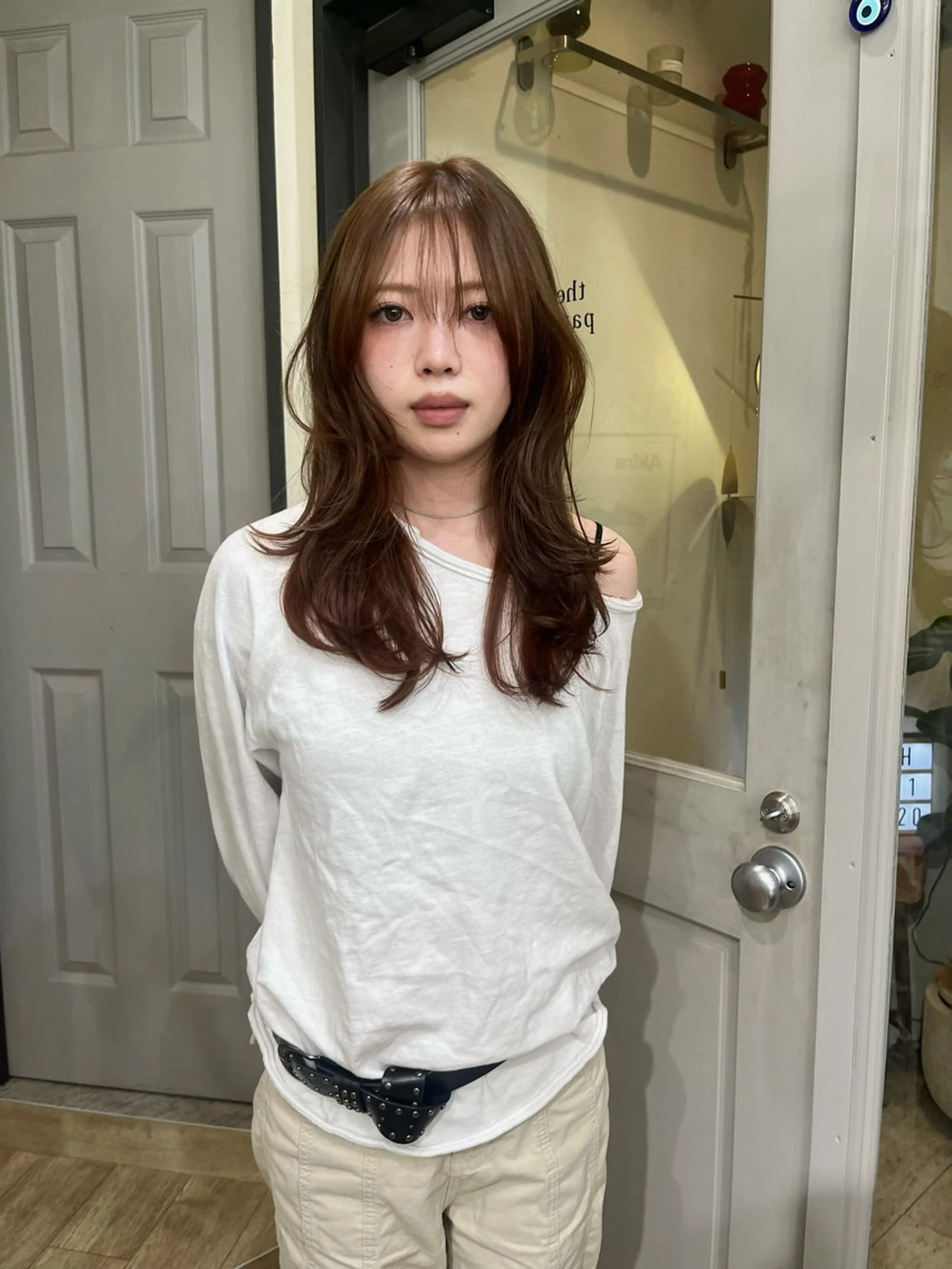 カラー ヘアカラー 韓国アンニュイ/ アミのヘアスタイル