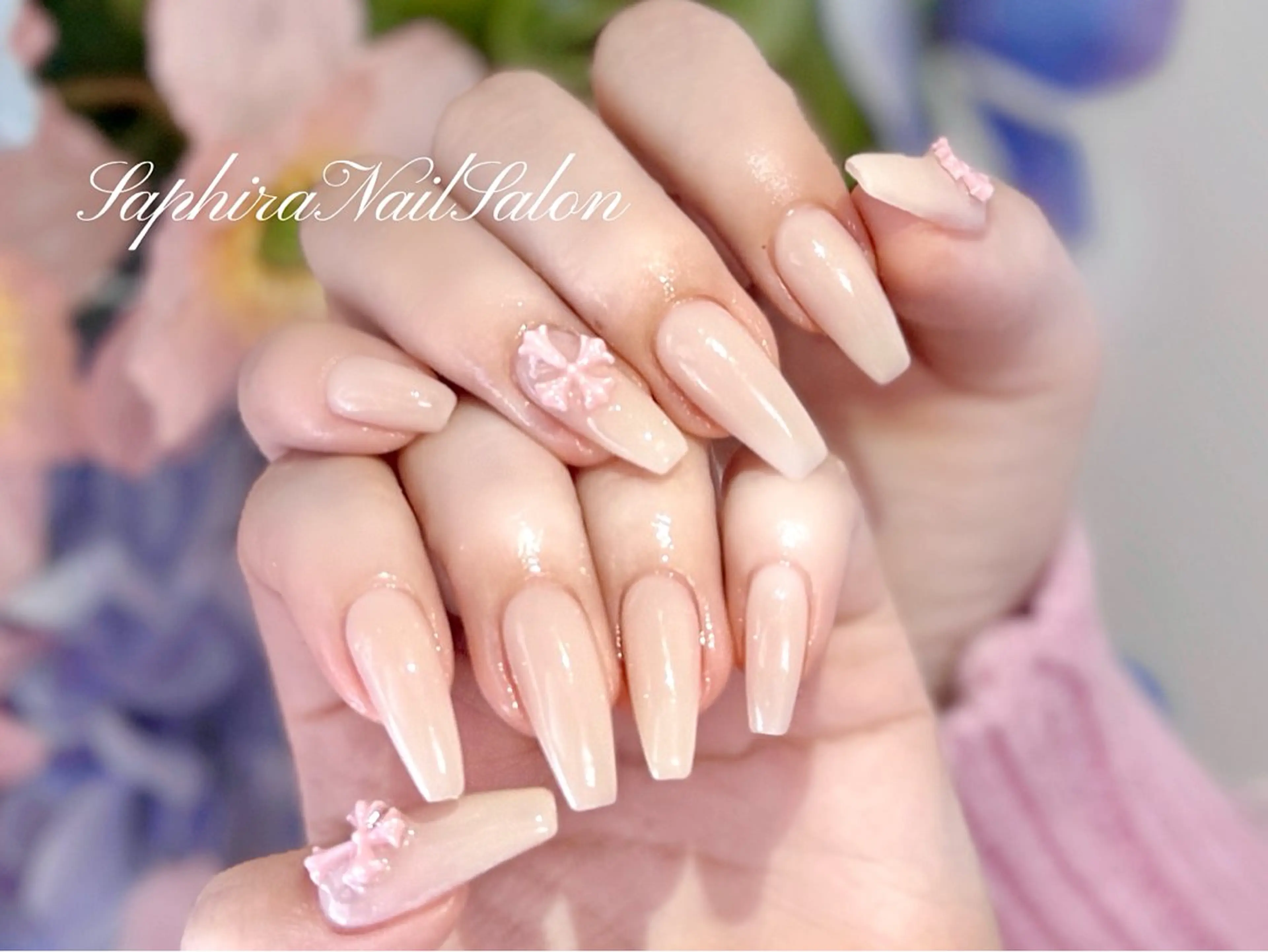 カラー ハンドネイル Saphiraネイル サロン錦糸町のネイルデザイン