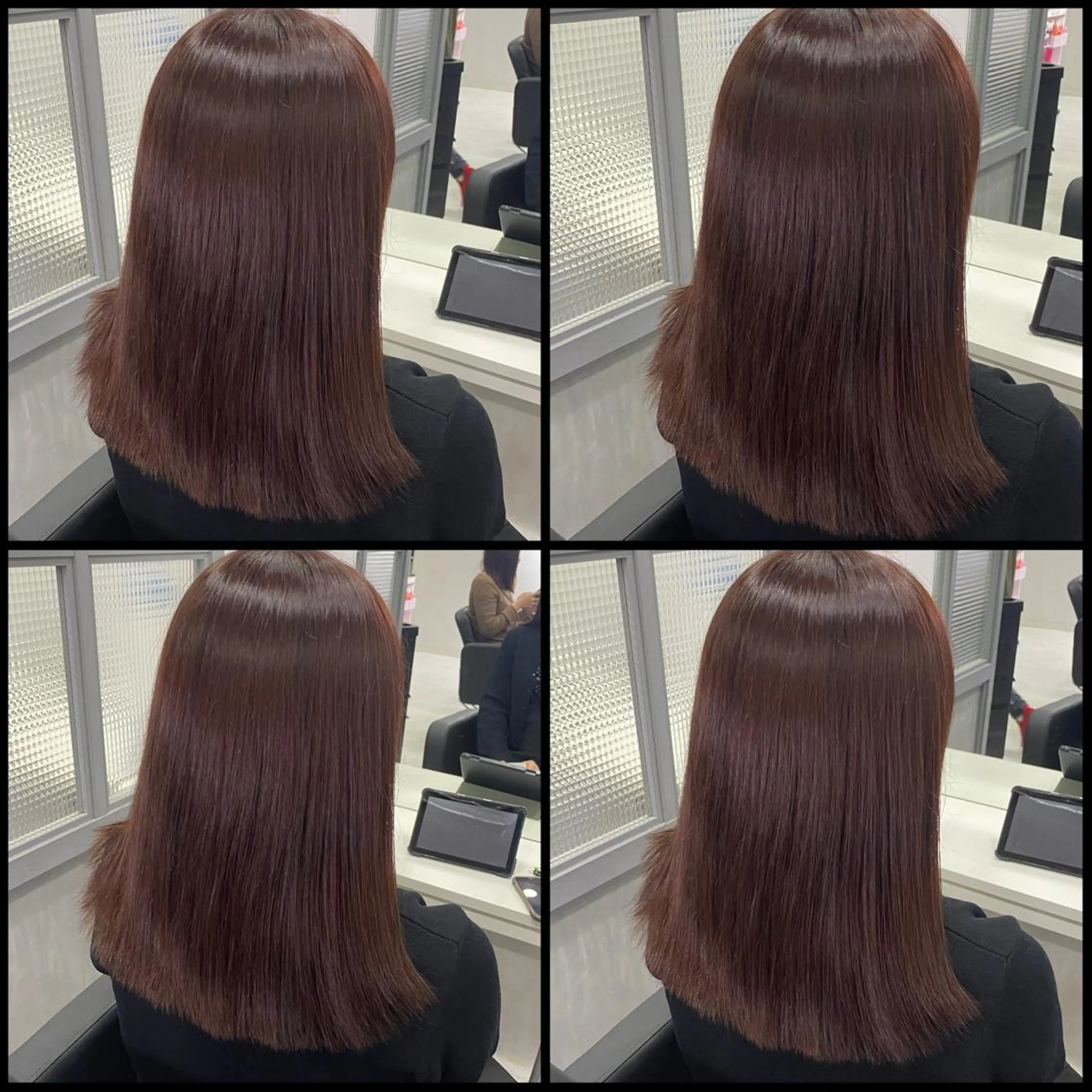 セミロング カラー 🖤韓国艶髪 RINA🖤のヘアスタイル