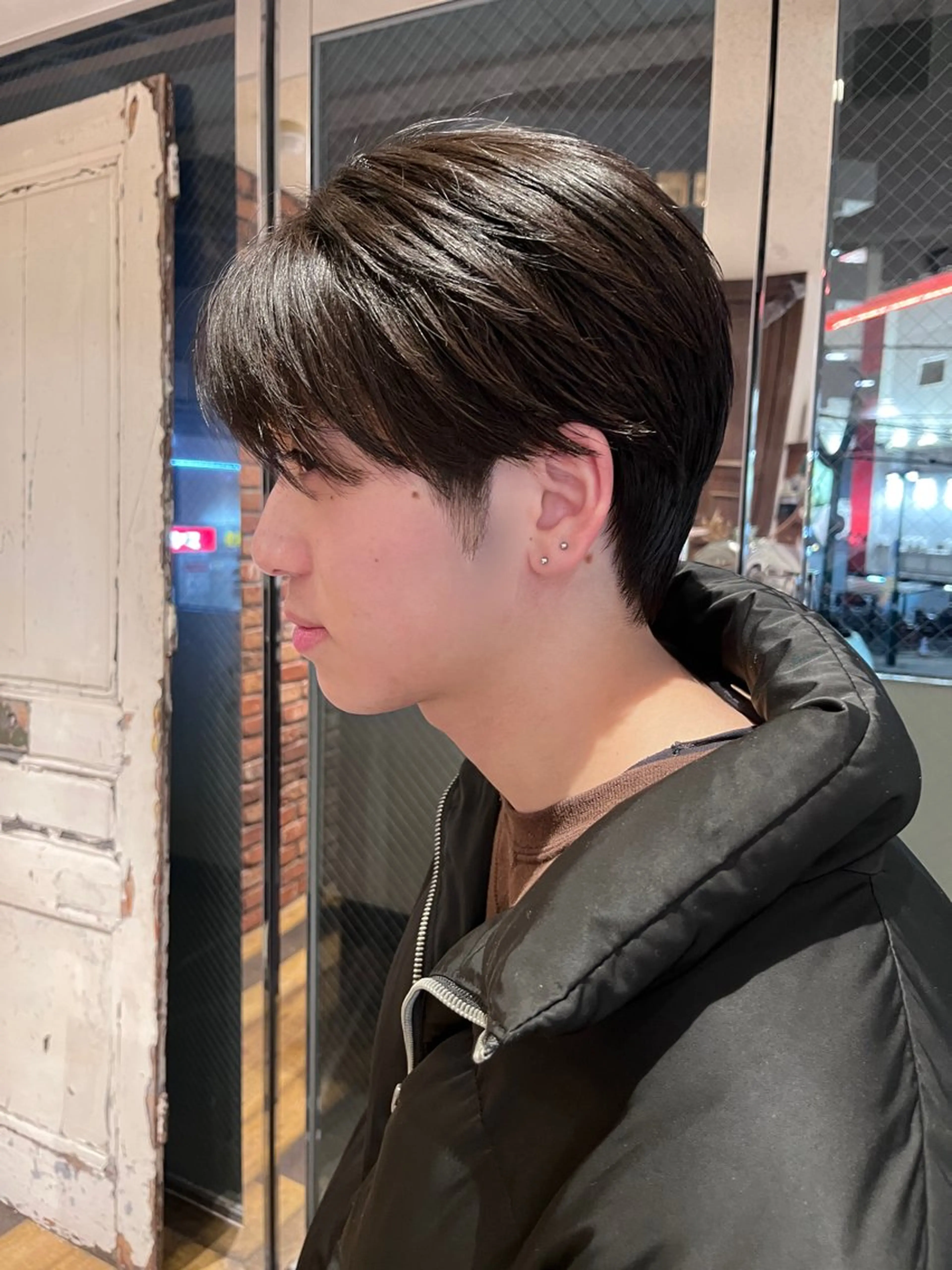 ショート メンズ カット Vicky オリーブ メンズカジュアルのヘアスタイル