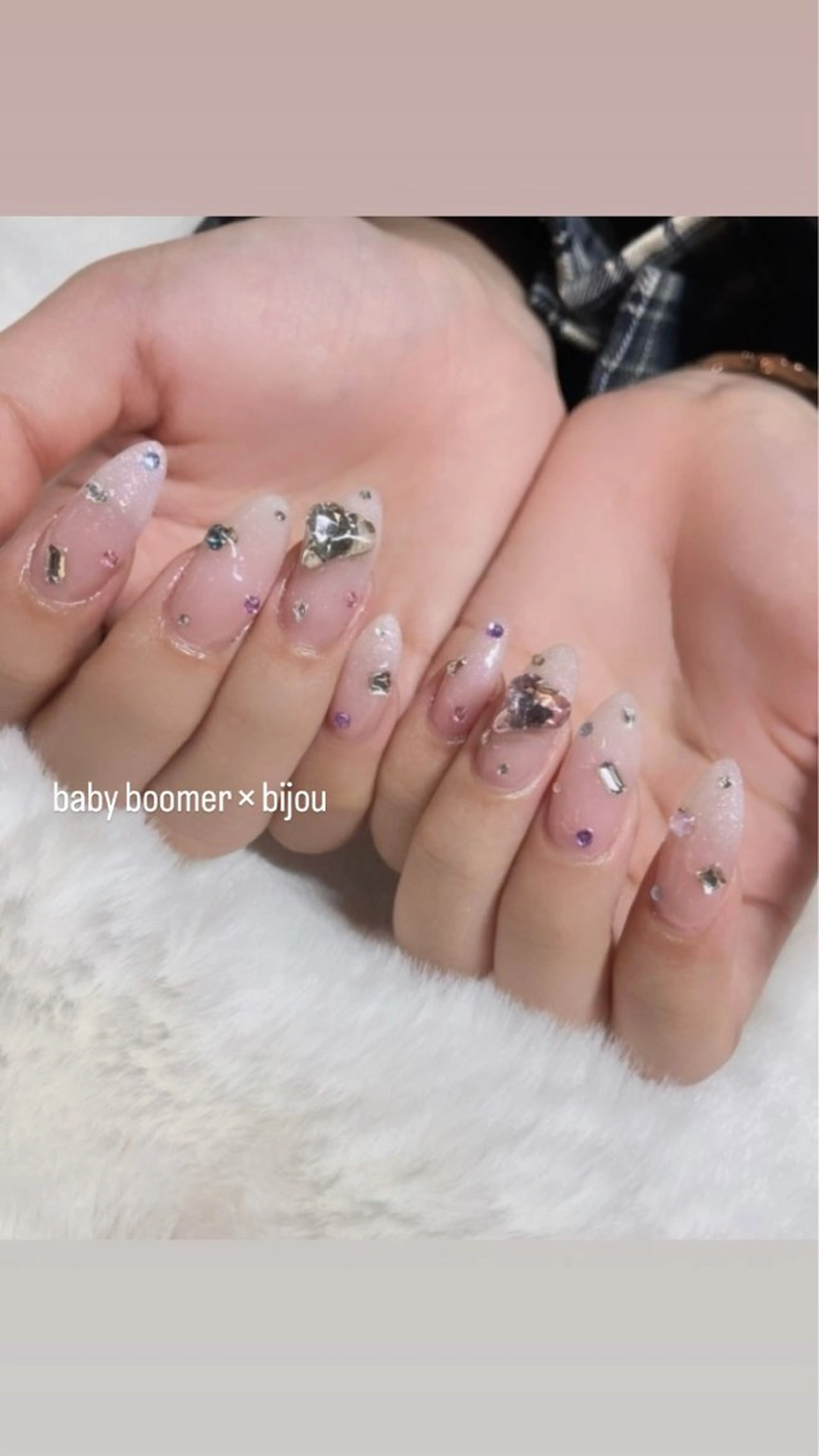 ネイル キラキラネイル mitsuki💎 ﾜﾝﾎﾝ/韓国ﾈｲﾙのネイルデザイン
