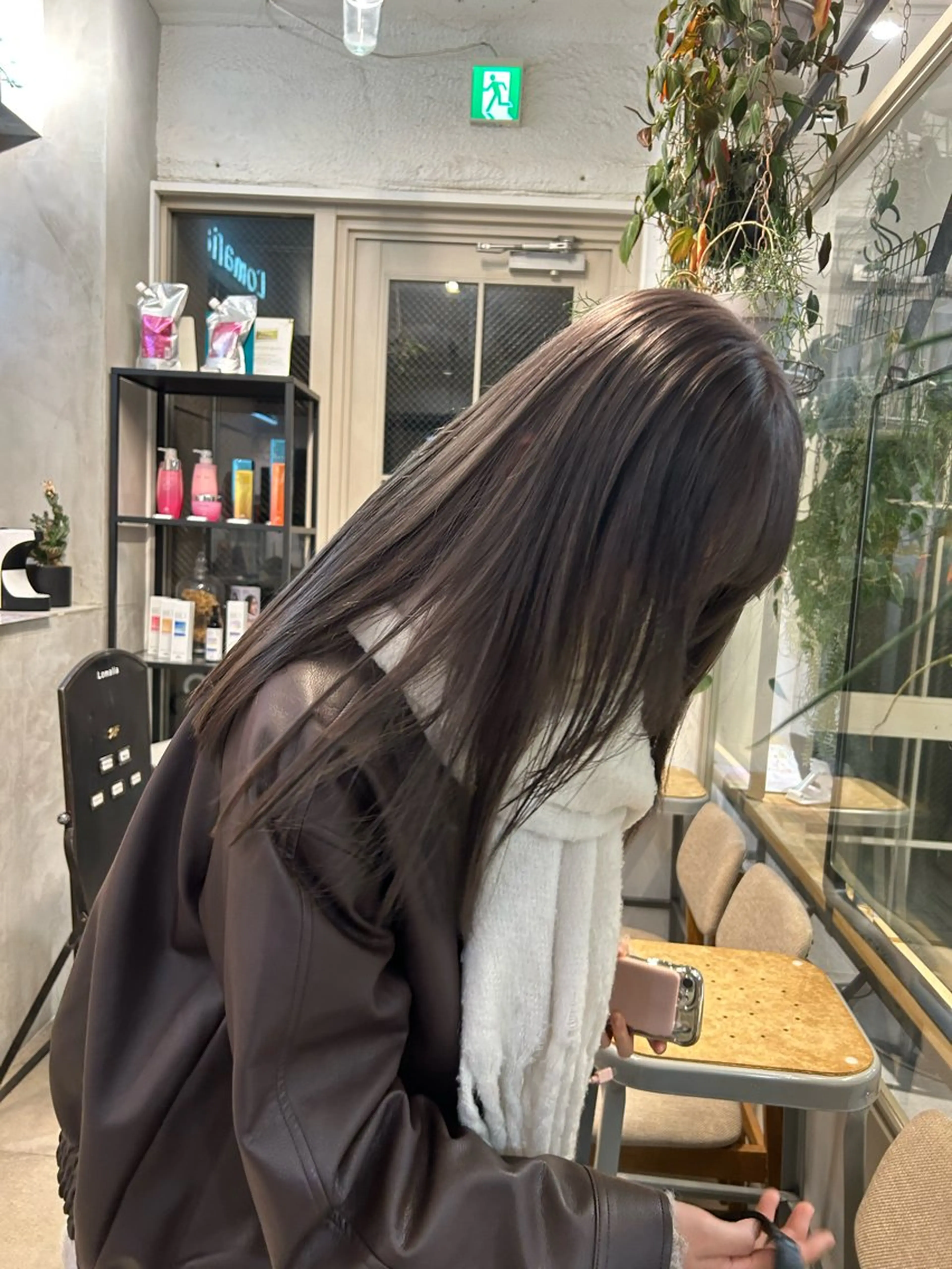 セミロング カラー ヘアカラー じゅわっと暖色カラー 🍊Moemiのヘアスタイル