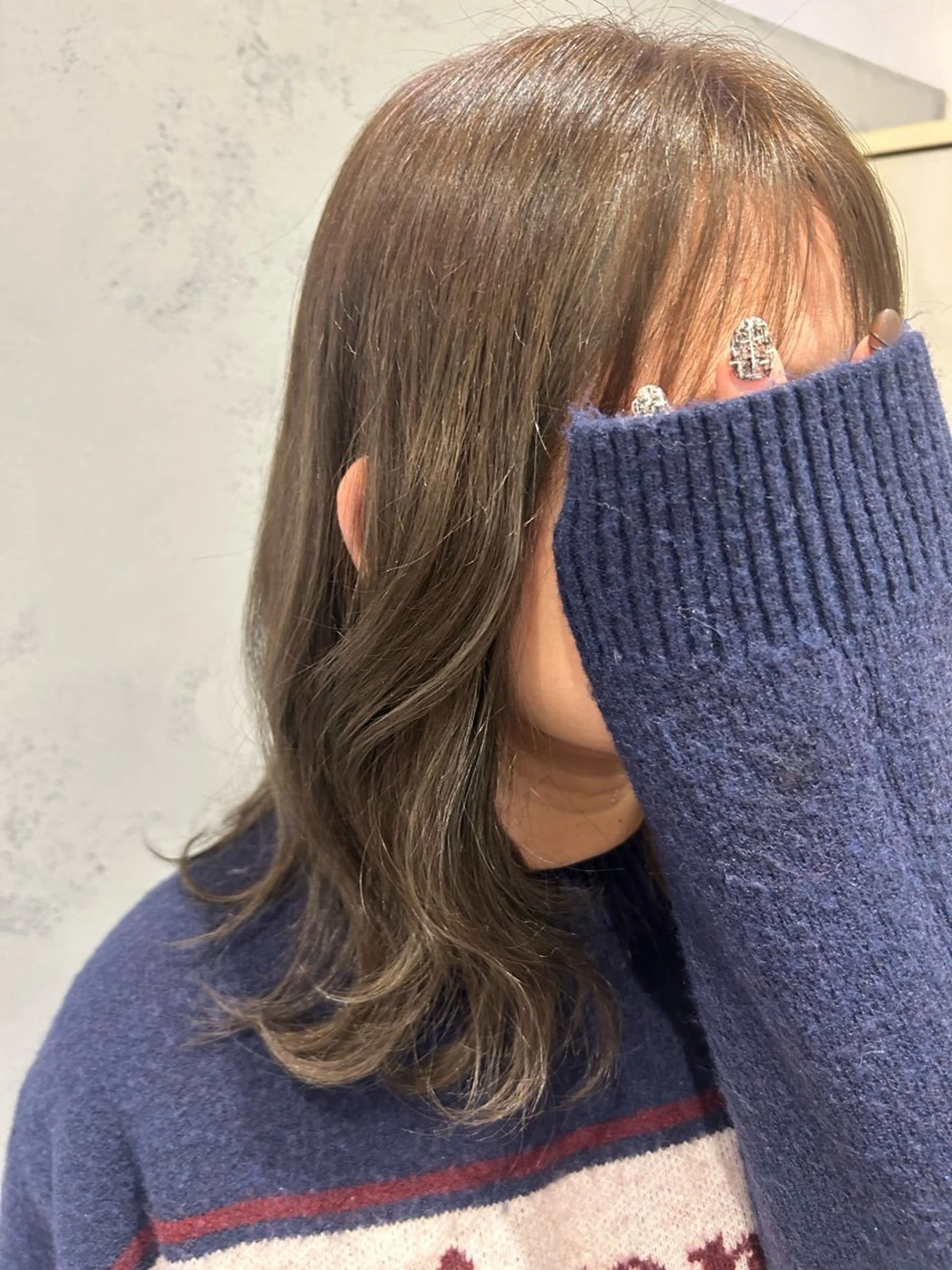 ロング ヘアカラー トリートメント 清水 ⠀ 来夢のヘアスタイル