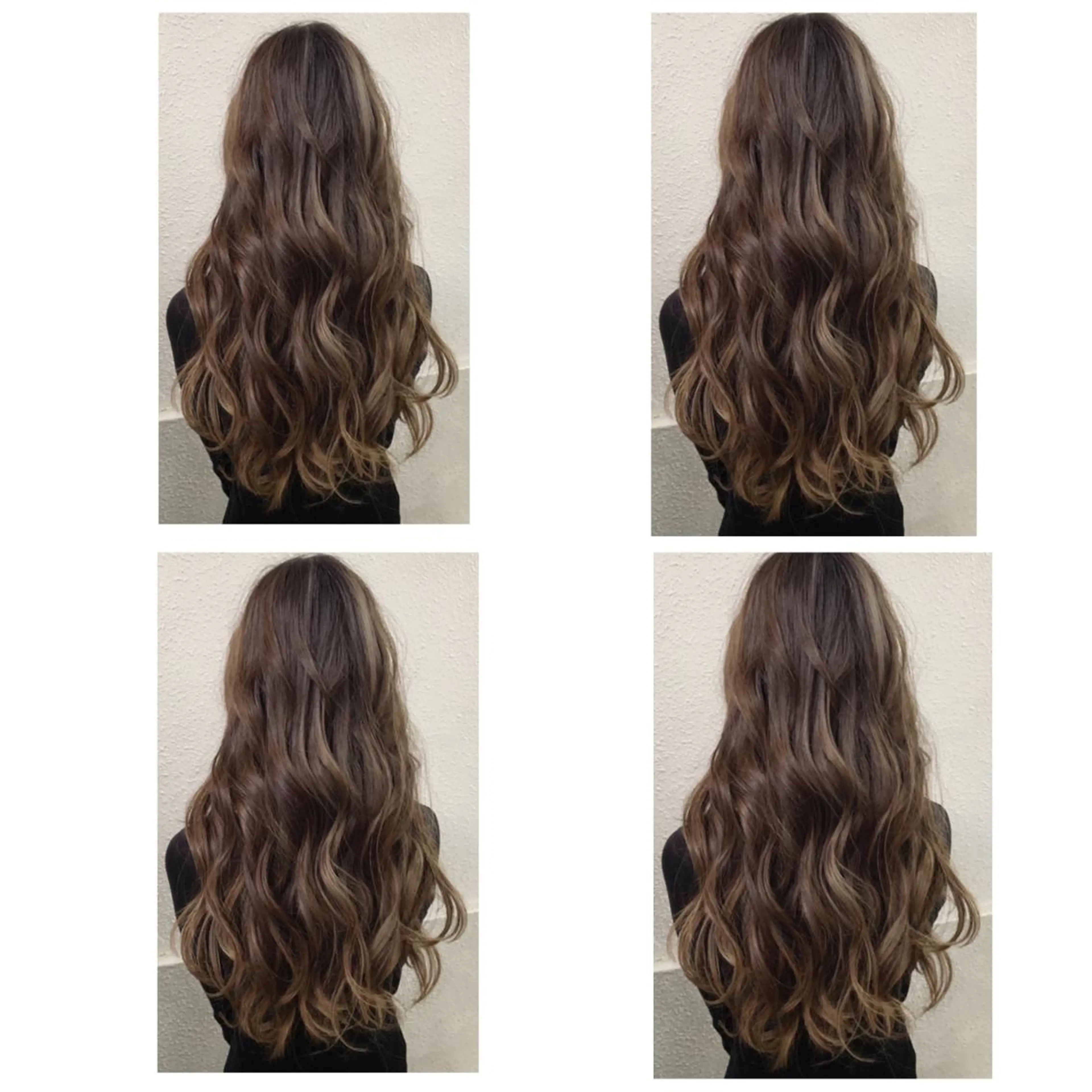 ロング カラー アッシュ バレイヤージュ ブリーチ デザインカラー グレージュ カット ヘアカラー 京都大人女性ショート 徒歩1分/秋山のヘアスタイル