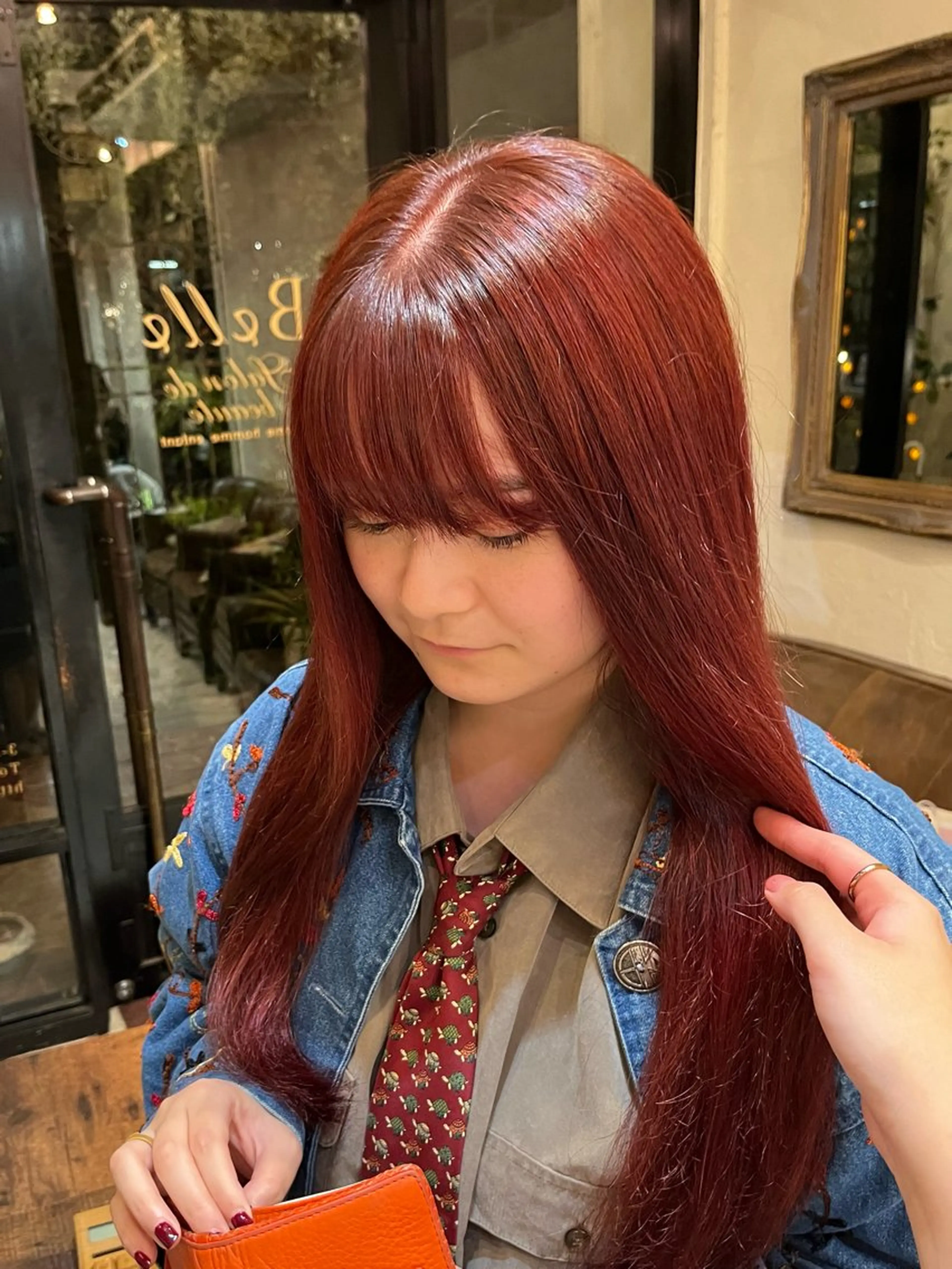 ロング カラー ヘアカラー トリートメント ヘアセット ブリーチカラー/ パーマ/Asukaのヘアスタイル