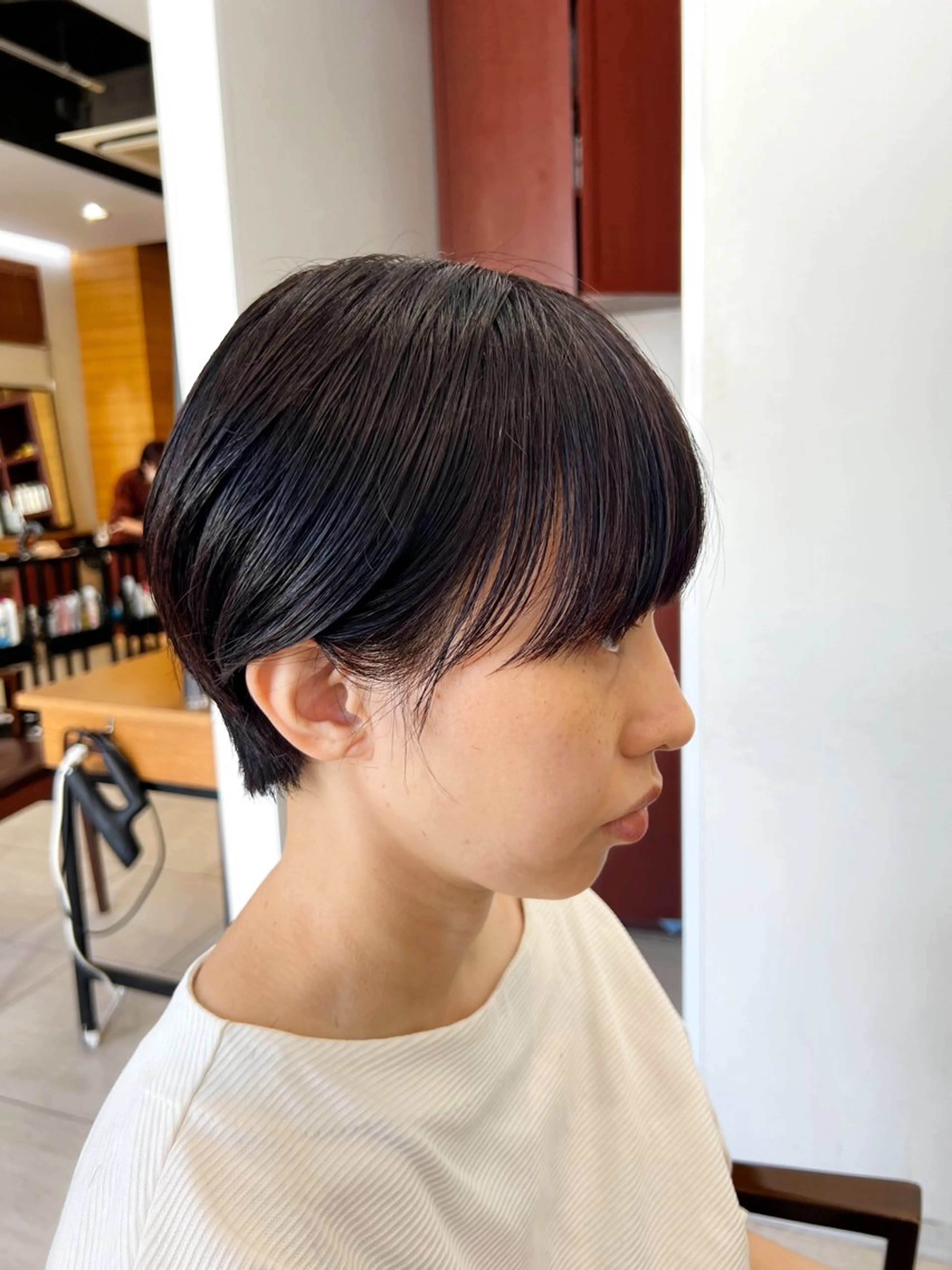 ショート ショートヘア メンズカット曲がる 縮毛矯正佐々木タクマのヘアスタイル