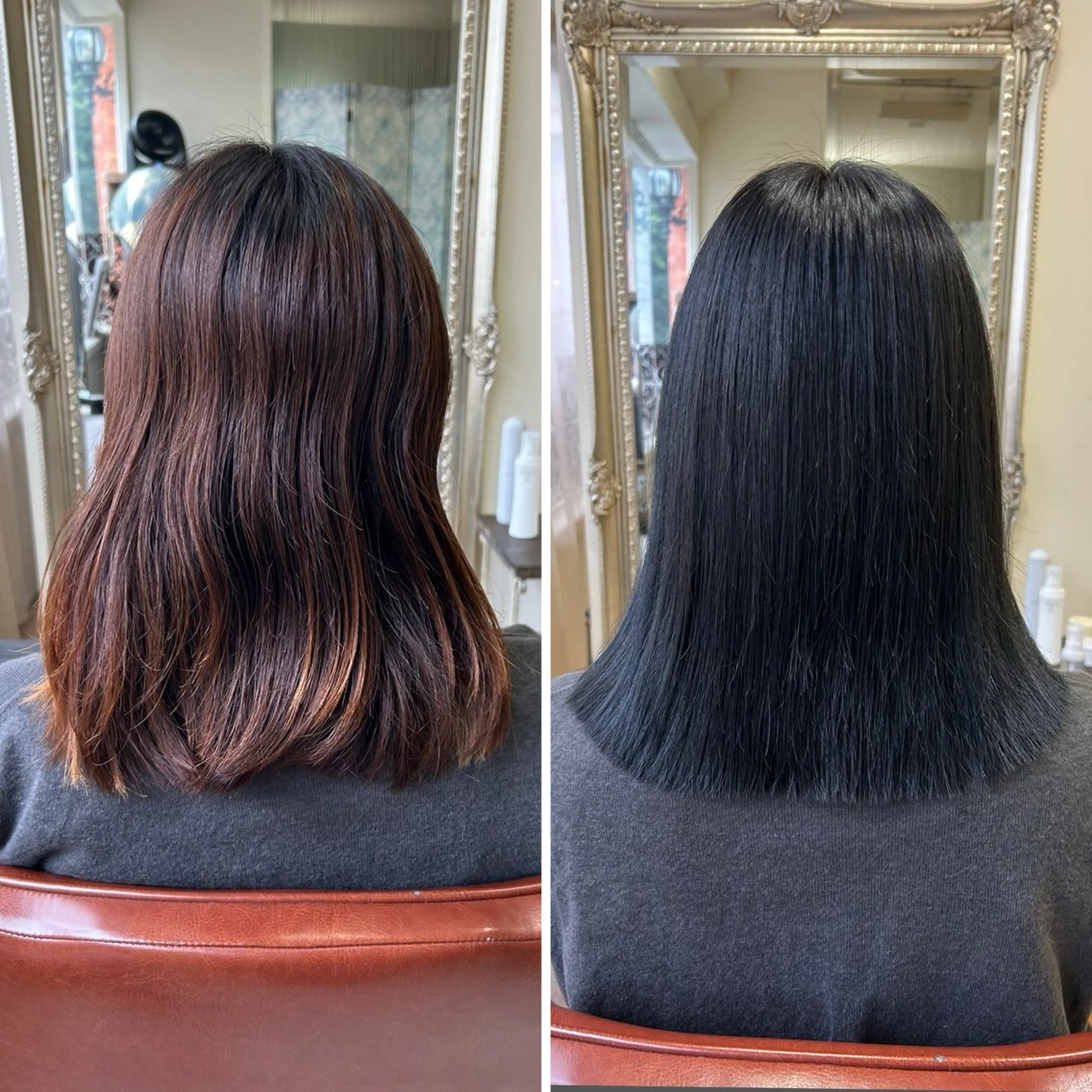 【縮毛矯正】カット＋縮毛矯正＋ライト髪質改善Tr(※胸下+1,500円)の写真