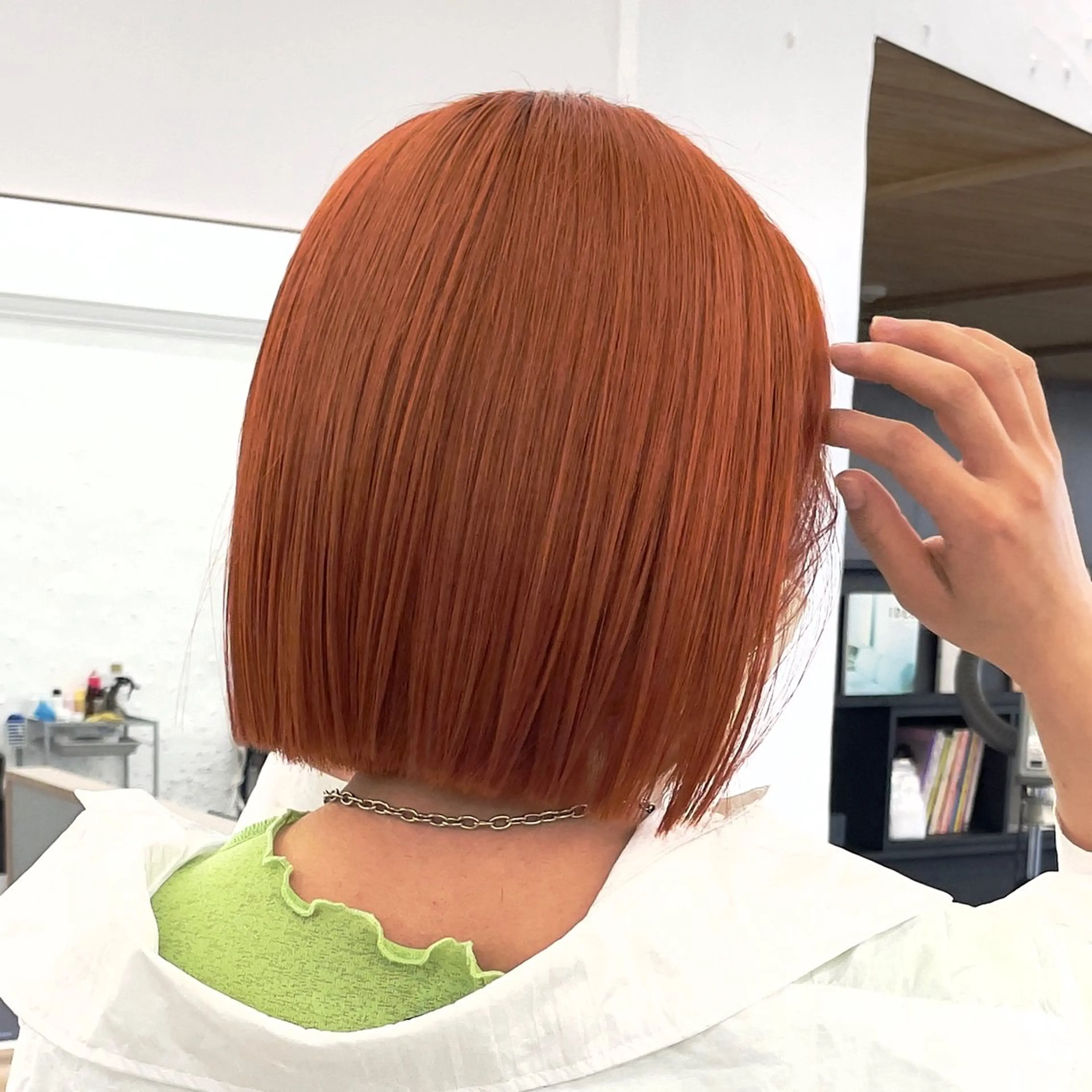 ミディアム カラー ヘアアレンジ 似合わせカット/ダブ ルカラー💫AINAのヘアスタイル