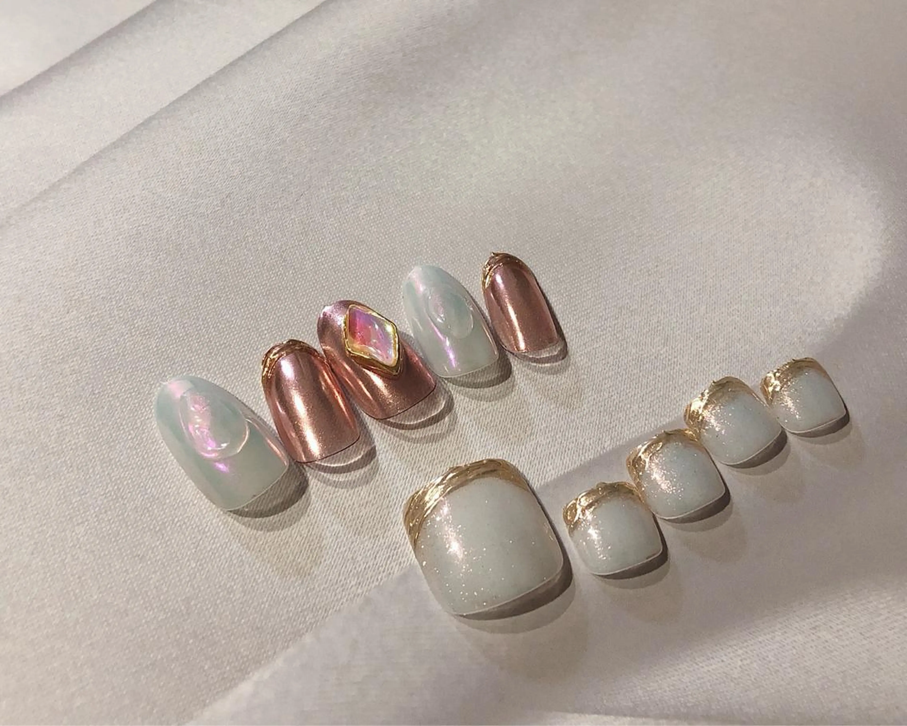 ネイル アートネイル オーロラネイル ミラーネイル ハンドネイル nail heron所属・saki_ nail heronのその他イメージ