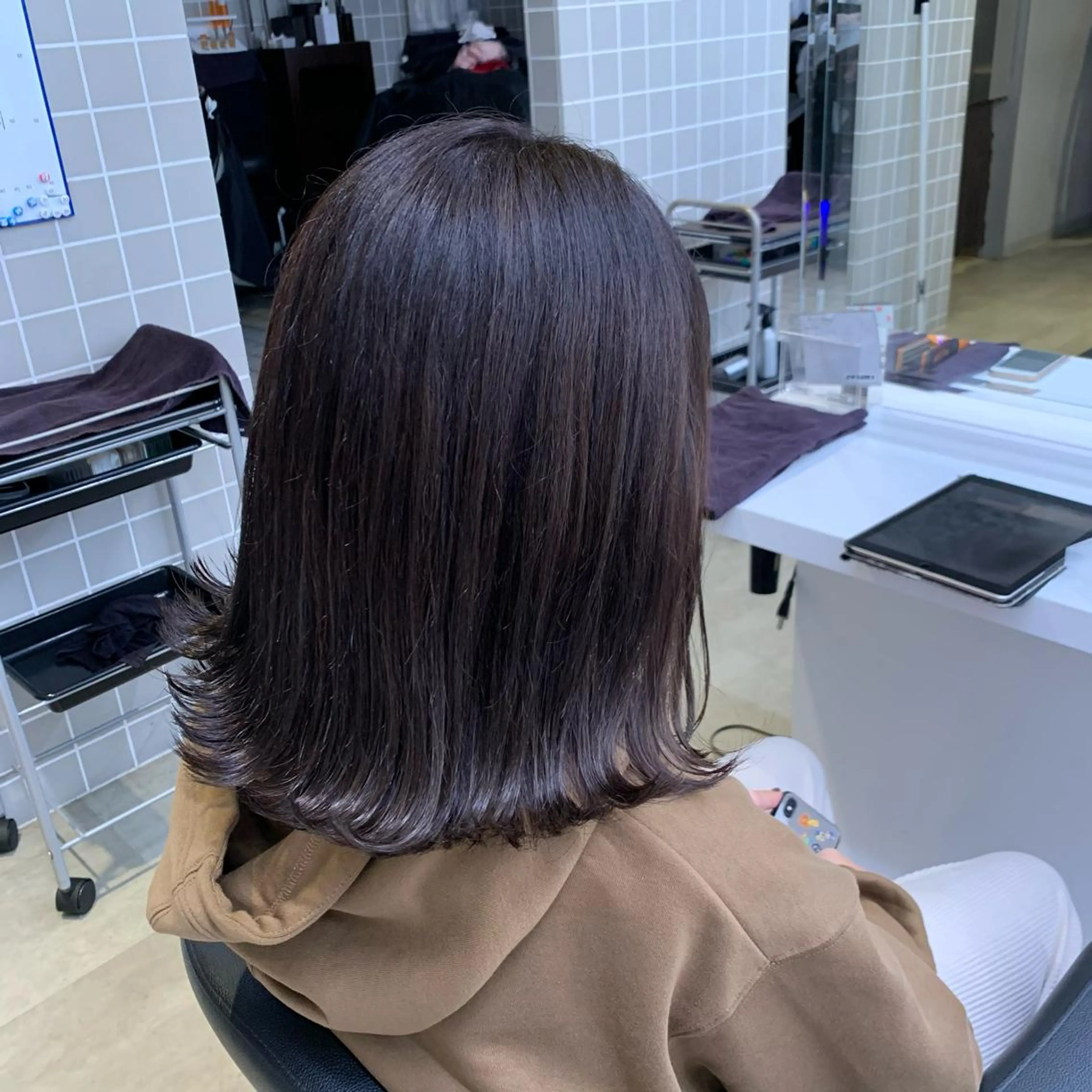 ショート カラー パーマ ヘアアレンジ メンズ ネイル マツエク・マツパ neon hair所属・🩵 JURI🩵のヘアスタイル