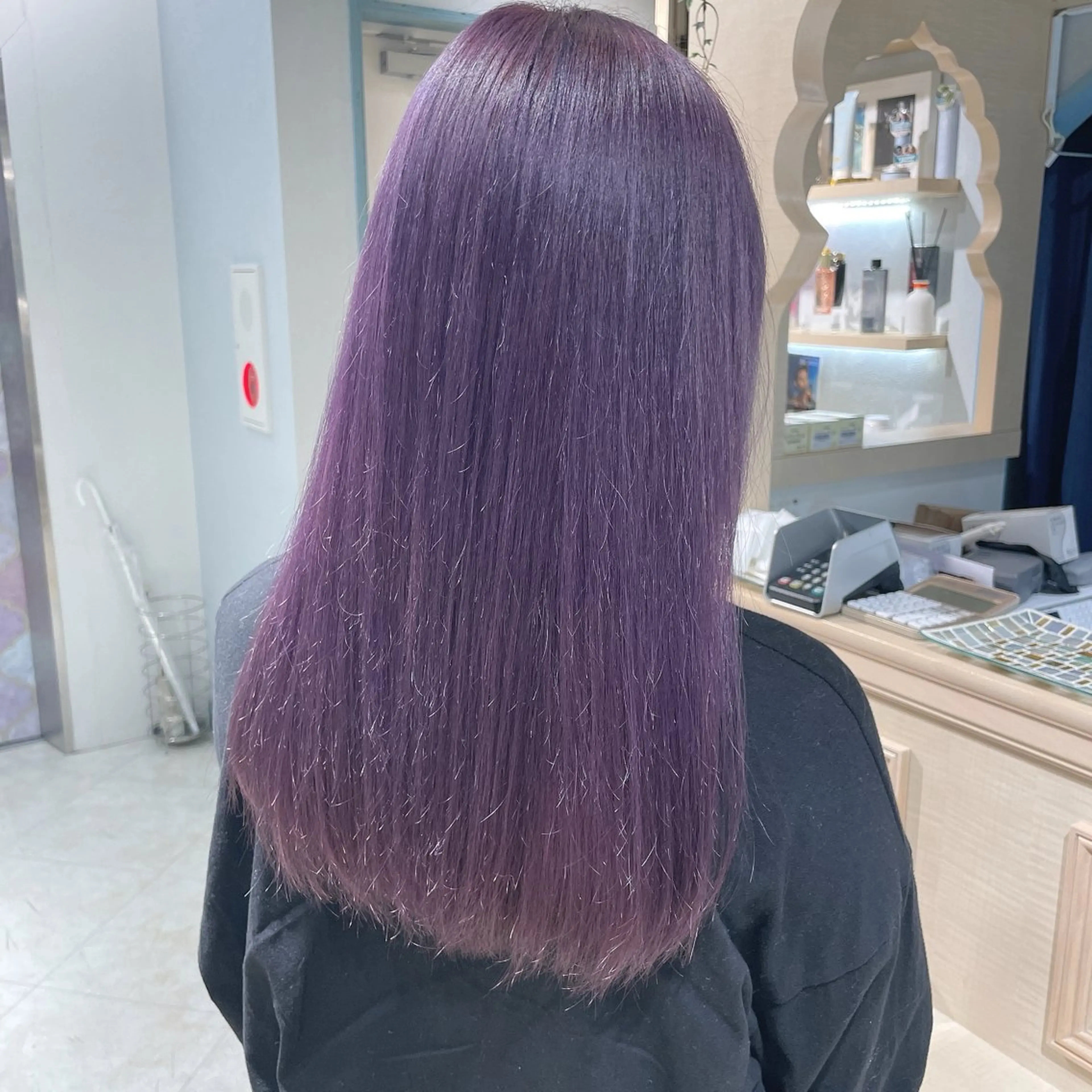 ロング カラー ヘアカラー トリートメント もえな 💋👼🏻のヘアスタイル