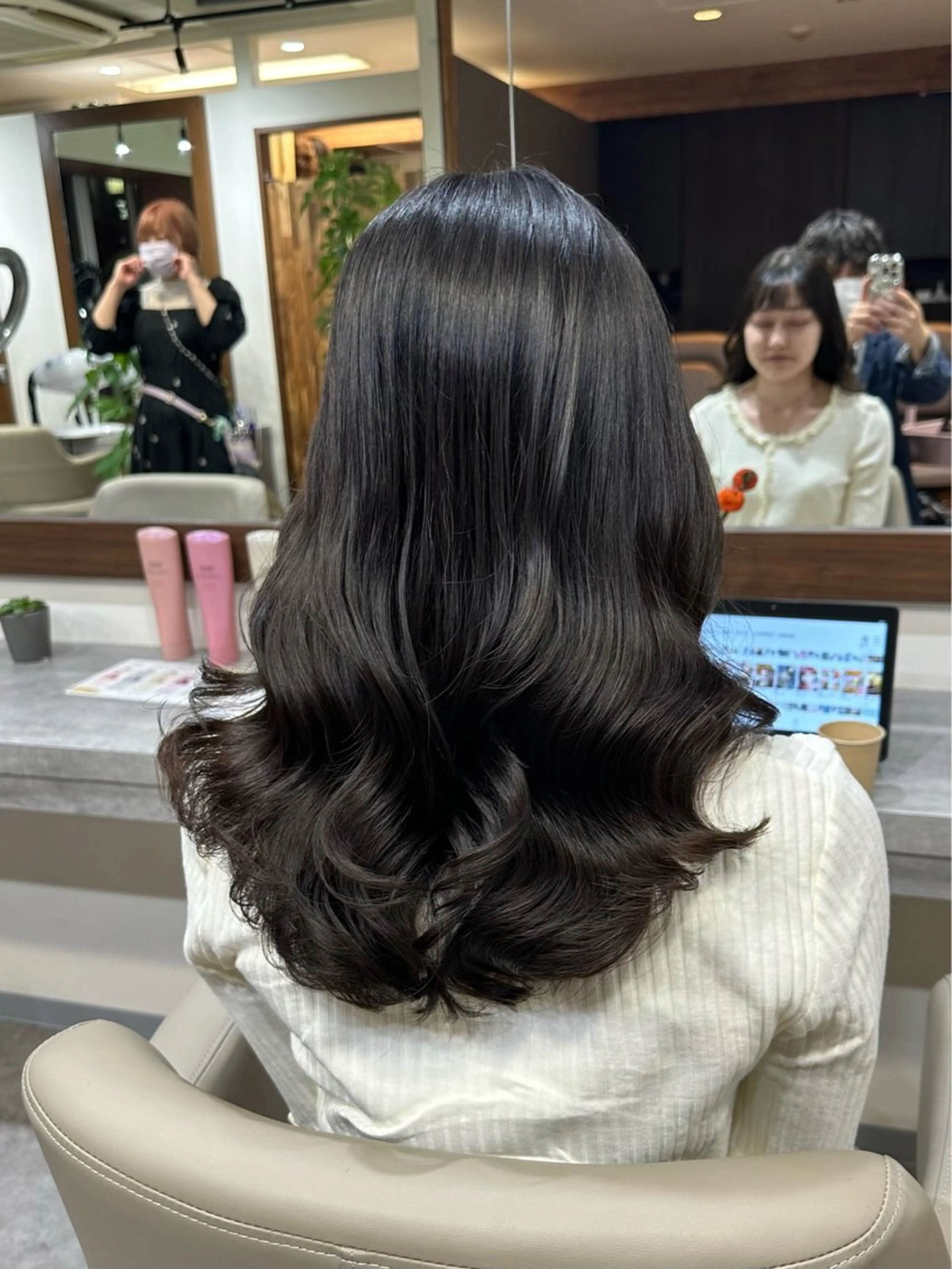 ロング パーマ 韓国風パーマ/ヘア セット/店長みづきのヘアスタイル
