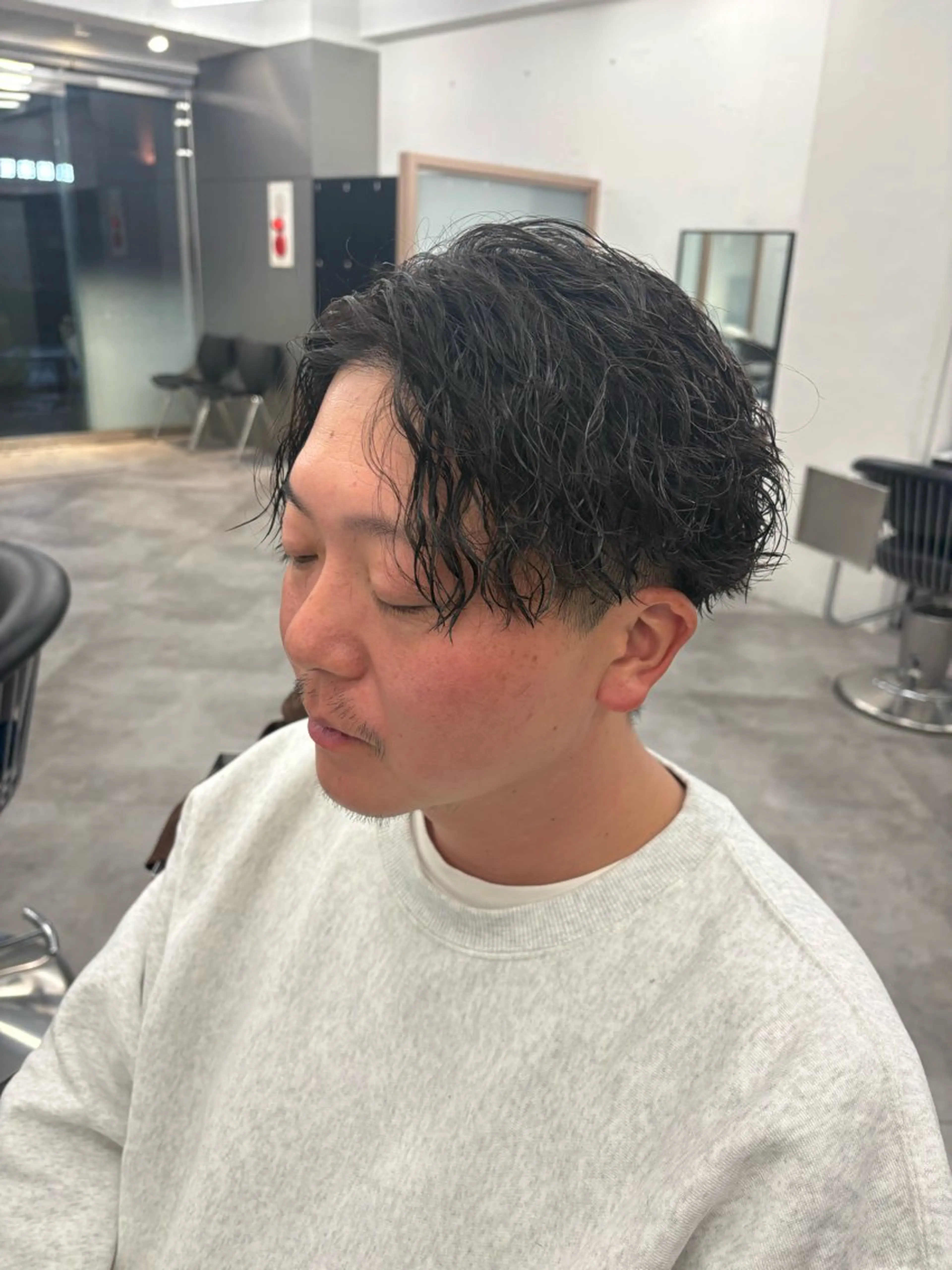 パーマ メンズ カット パーマ 🦅メンズカット /パーマ💫 遥花のヘアスタイル