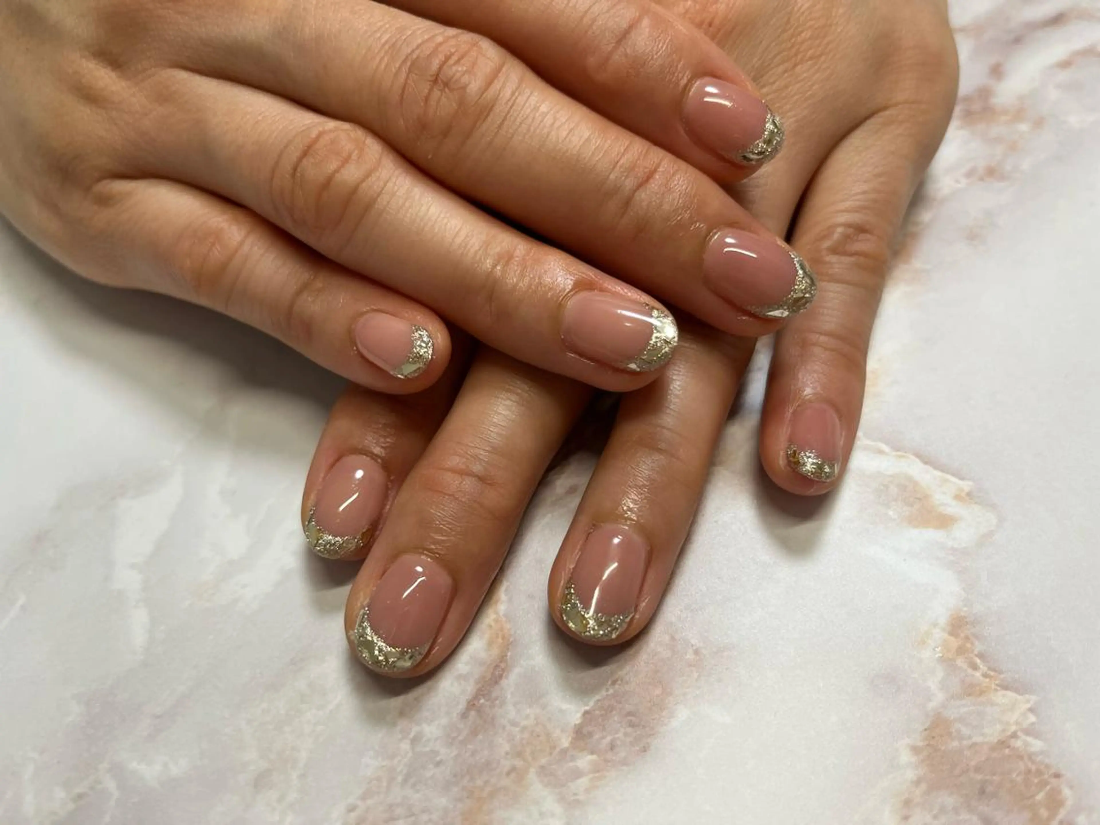 ネイル フレンチネイル ガラスフレンチ Sourire所属・Nail Sourireのネイルデザイン