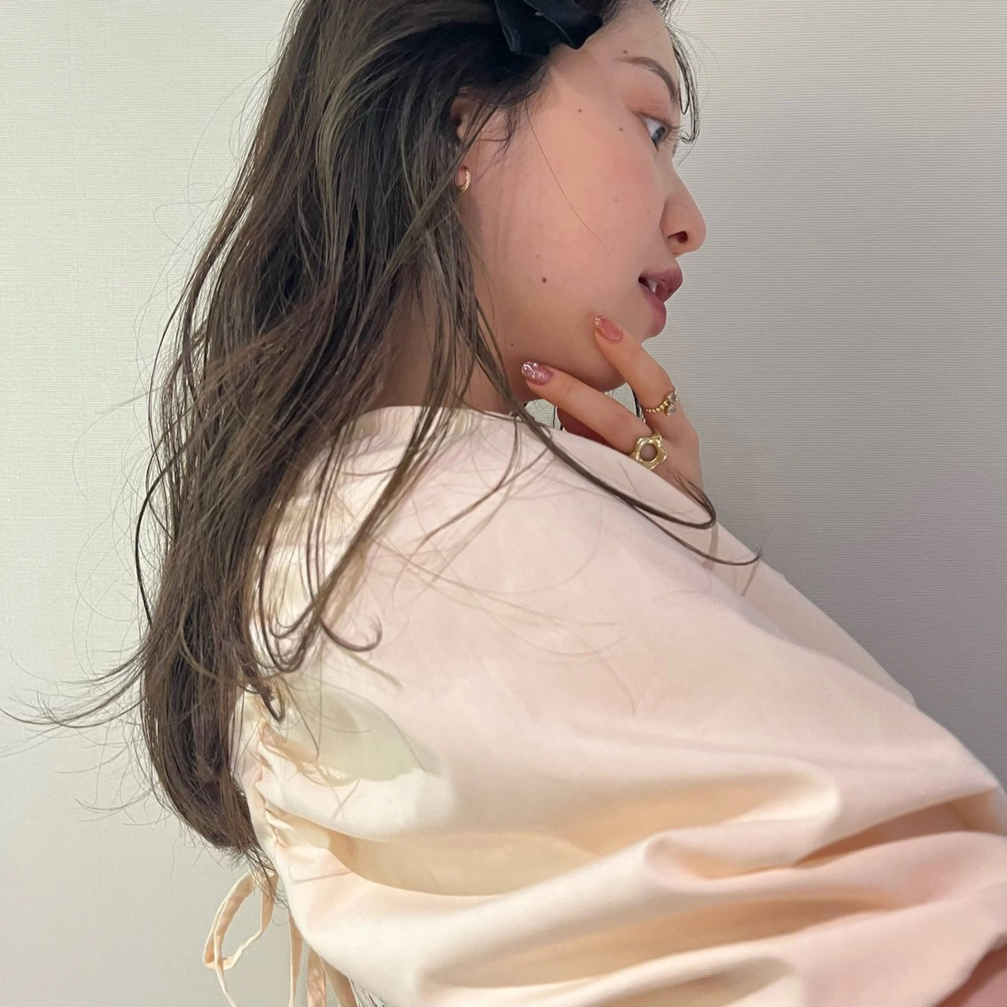 ロング カラー ヘアアレンジ カット/パーマモデル 募集🩵　yukaのヘアスタイル