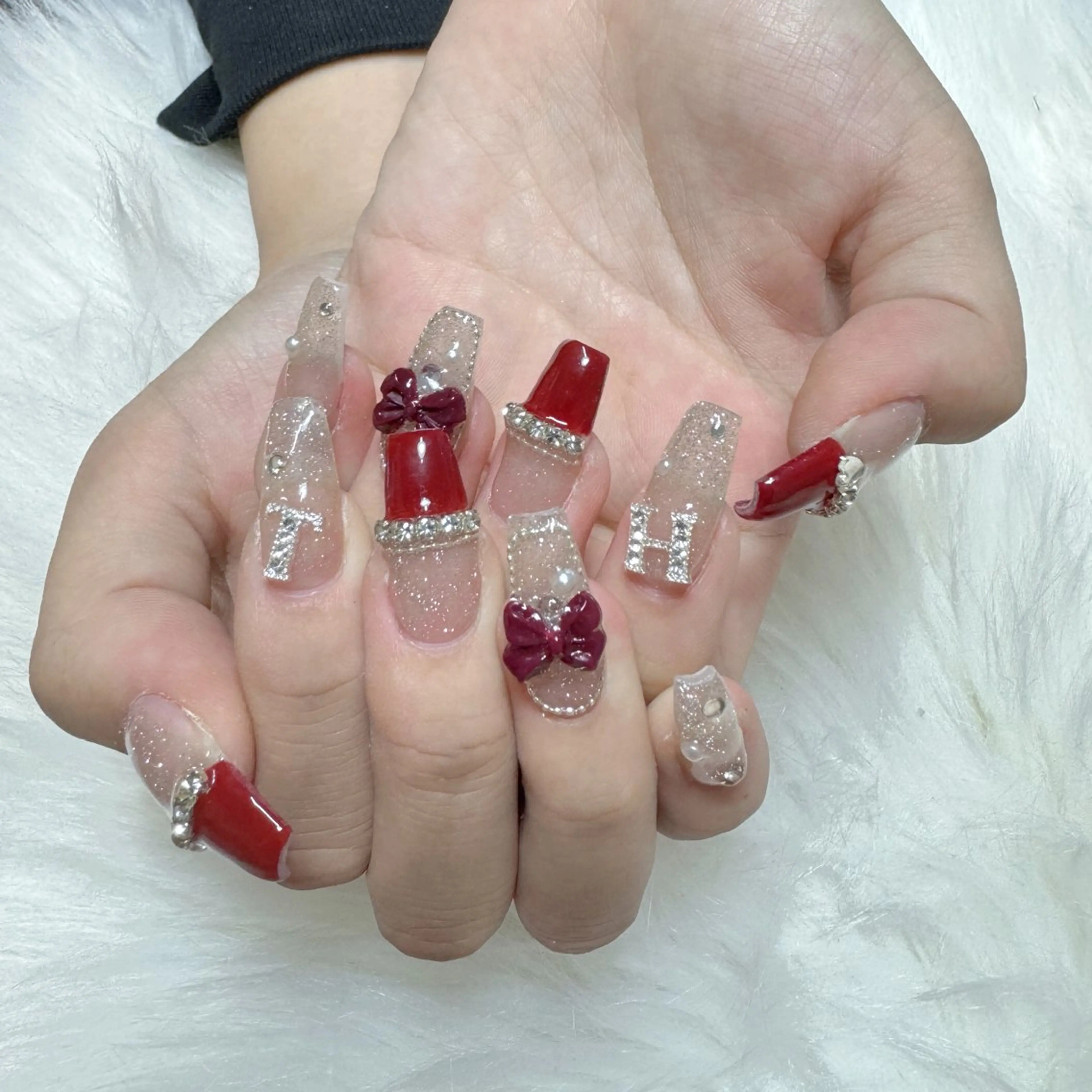 ネイル ハンドネイル 🎀nana🫧 ワンホンネイル🎀のネイルデザイン