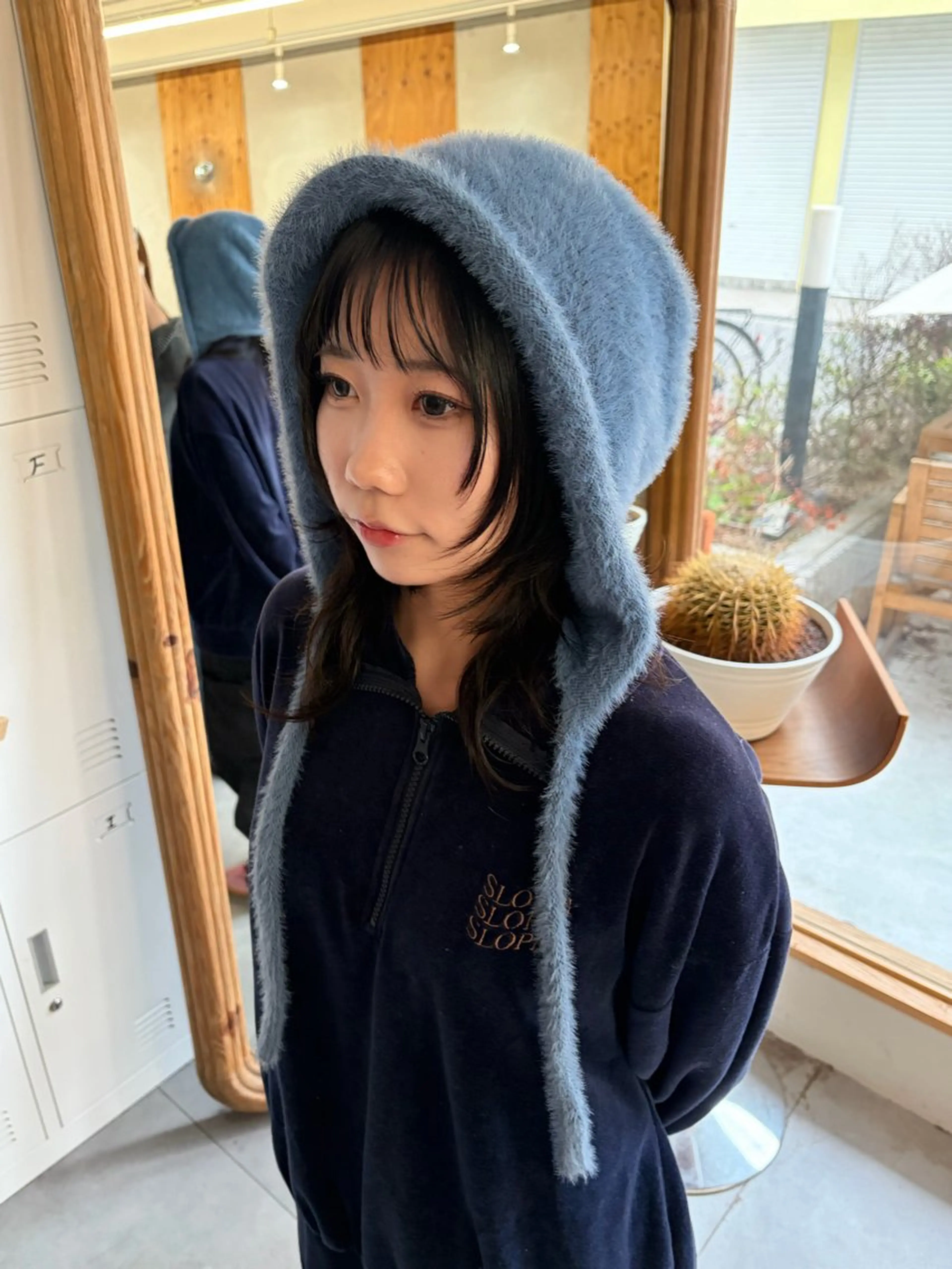 ミディアム ボブレイヤー ミディアムパーマ ボブ 顔まわりレイヤー 顔周りカット 似合わせ特化/レイヤ ーカット/mikuのヘアスタイル